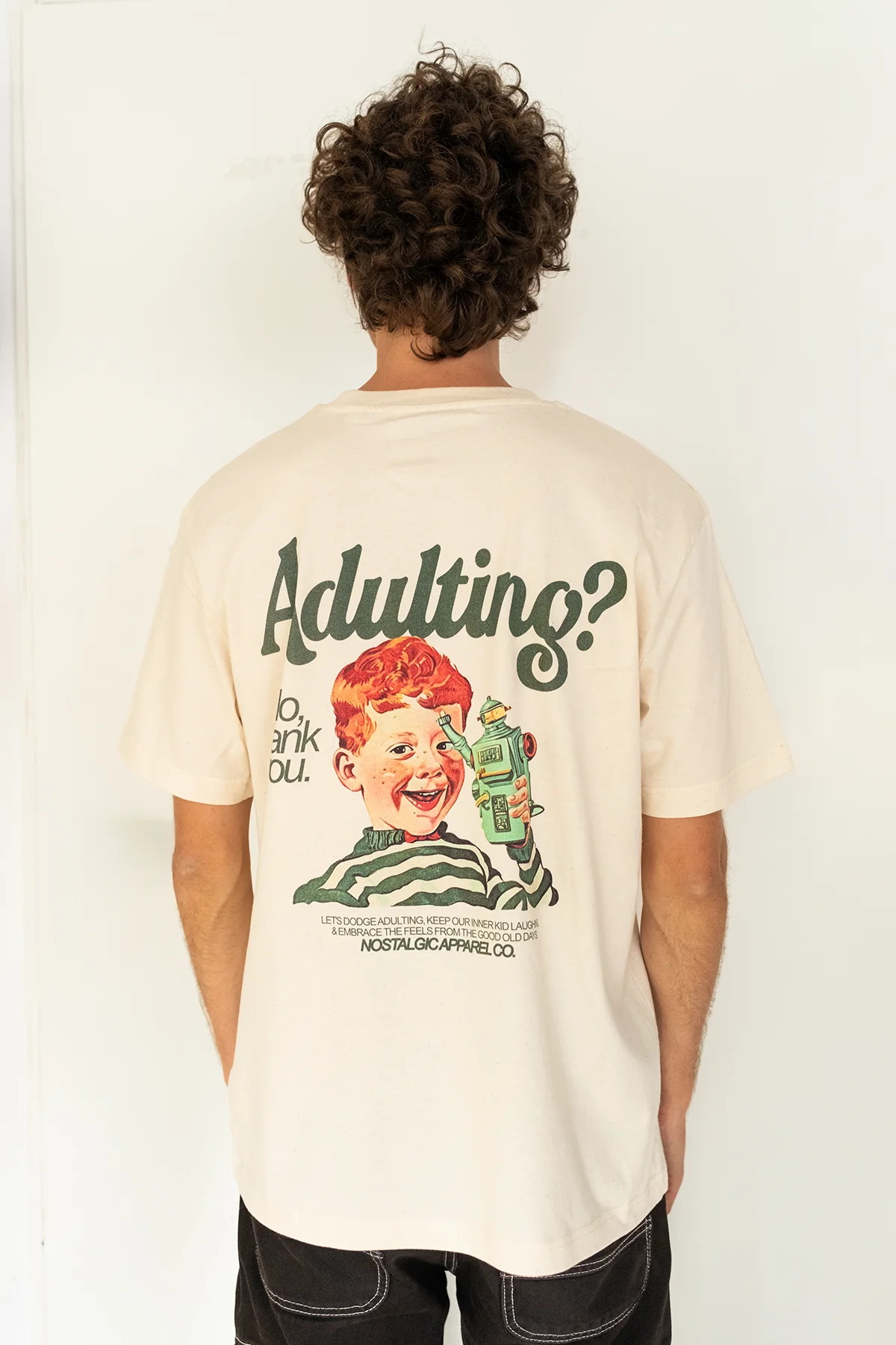 Adulting? No, Thanks | Natural Tee - Image 9