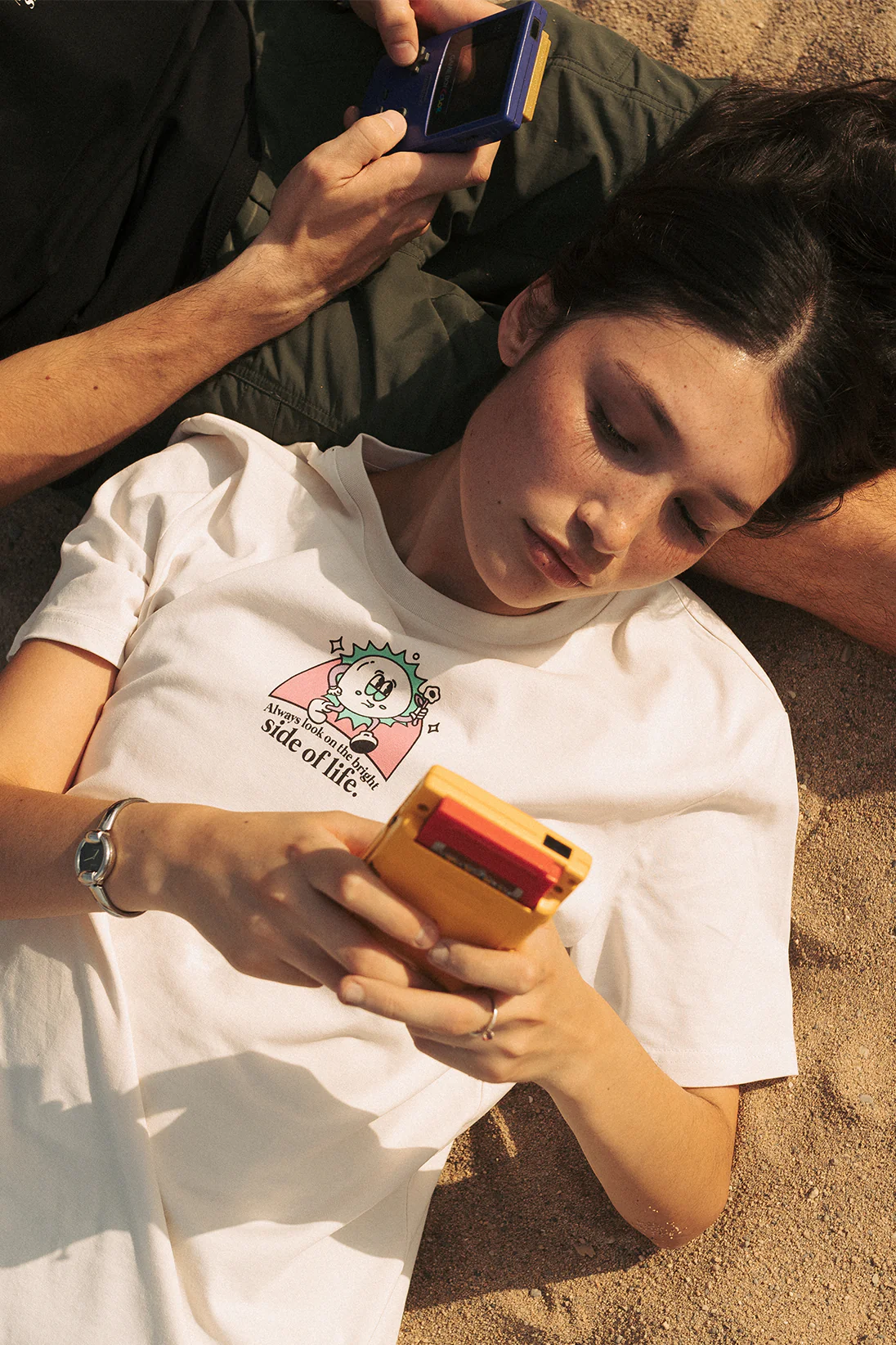 Always look on the bright side of life | White Tee - Image 5