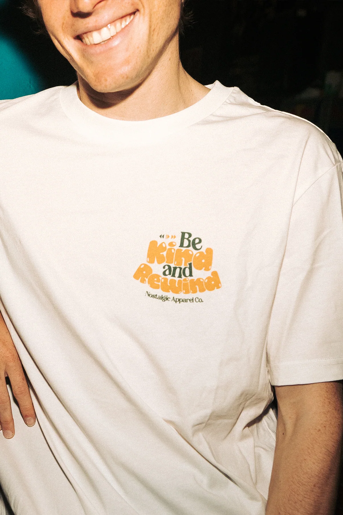 Be Kind and Rewind | OffWhite Tee - Image 7