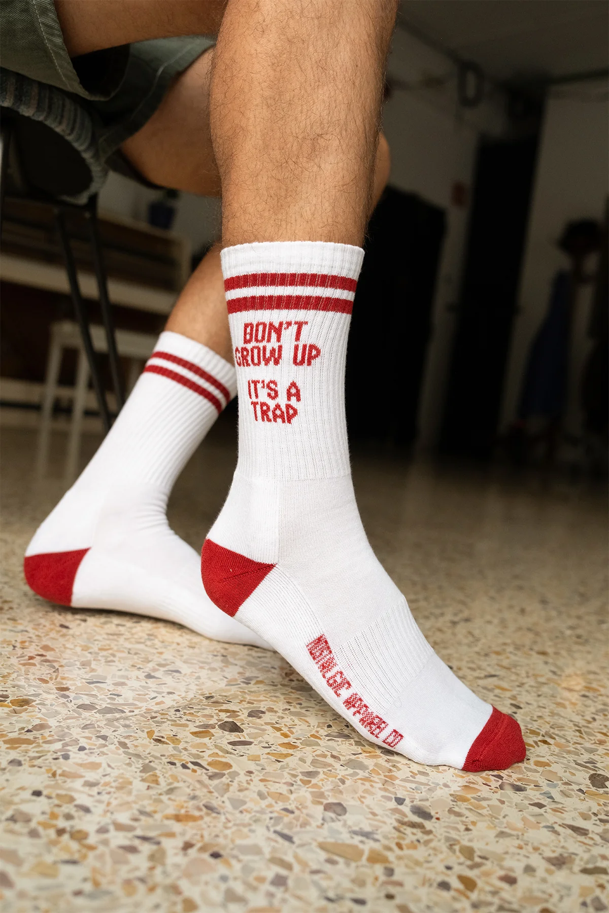 Don't grow up It's a Trap Socks - Image 4