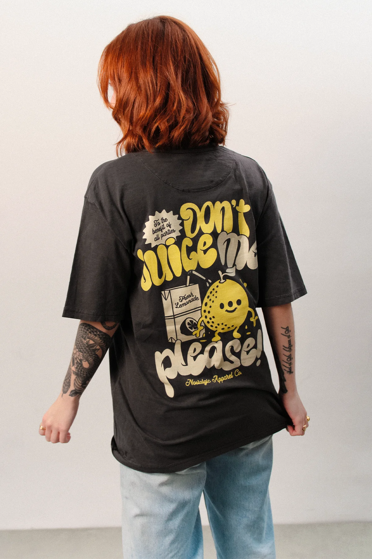 Don't juice me | Dark Grey Tee - Image 7