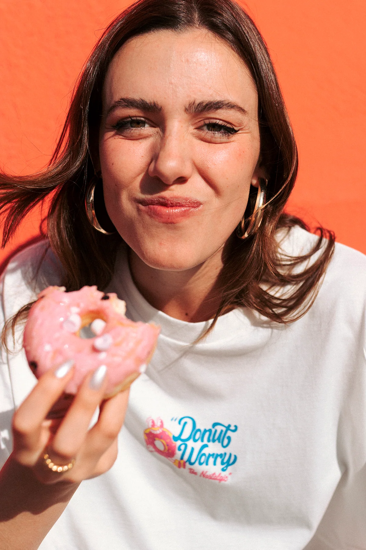 Donut Worry | OffWhite Tee - Image 6