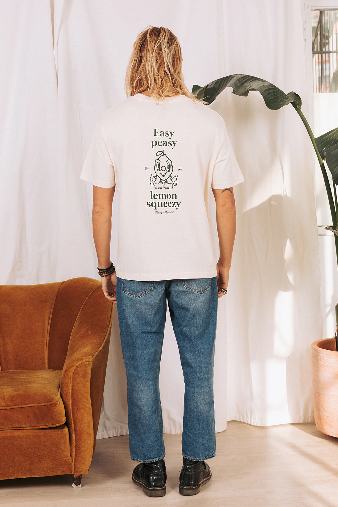 Easy Peasy Lemon Squeezy | Natural Tee - Image 10