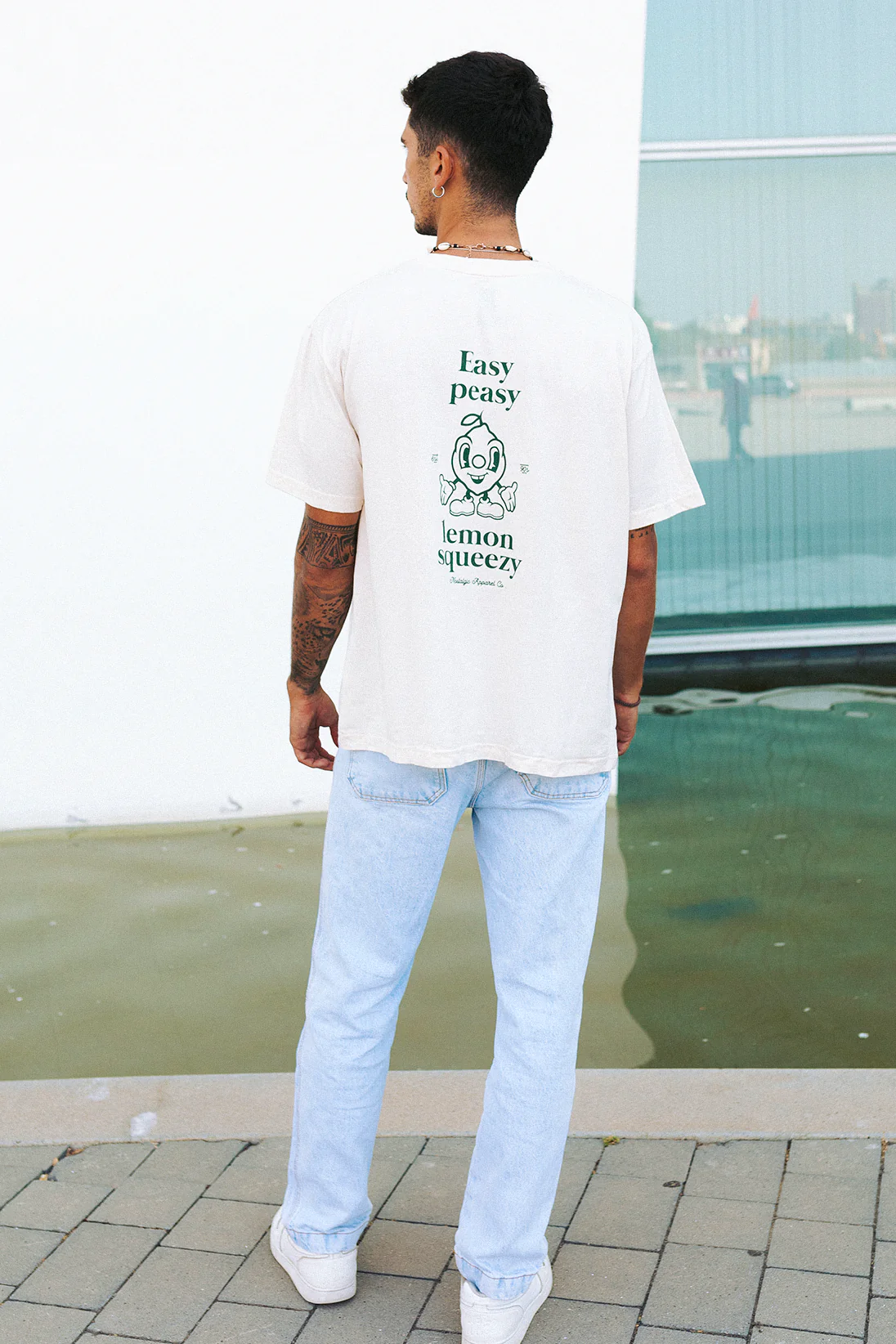 Easy Peasy Lemon Squeezy | Natural Tee - Image 5