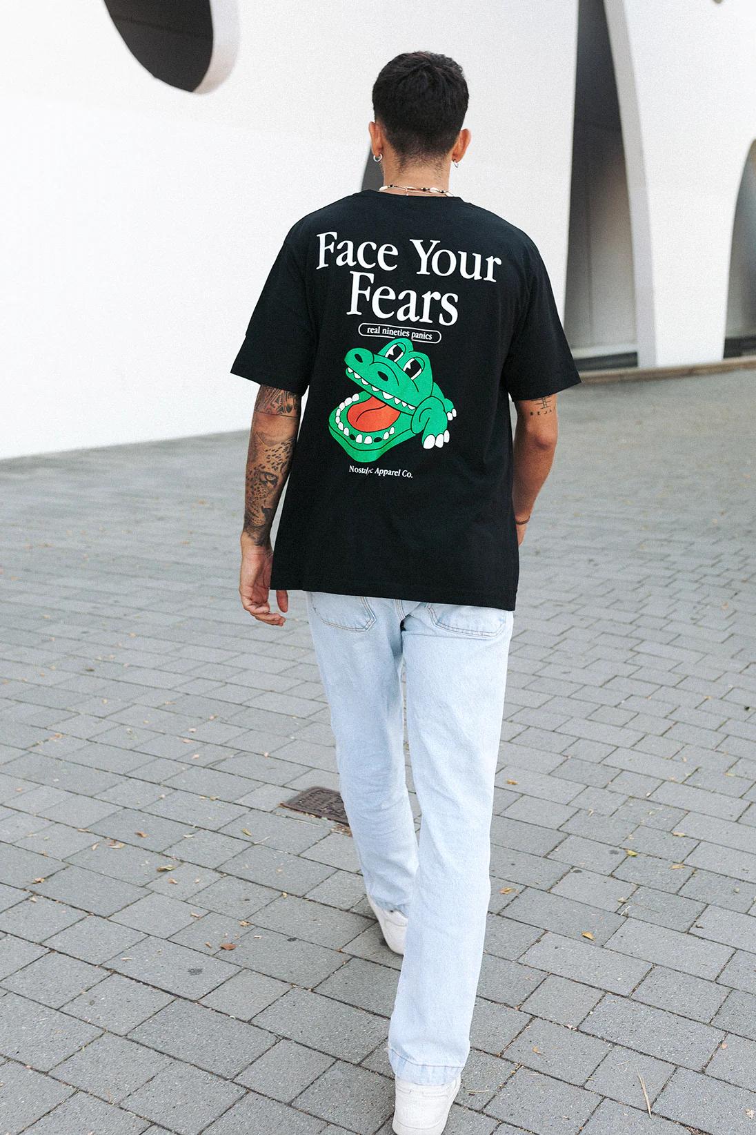Face Your Fears | Black Tee - Image 4