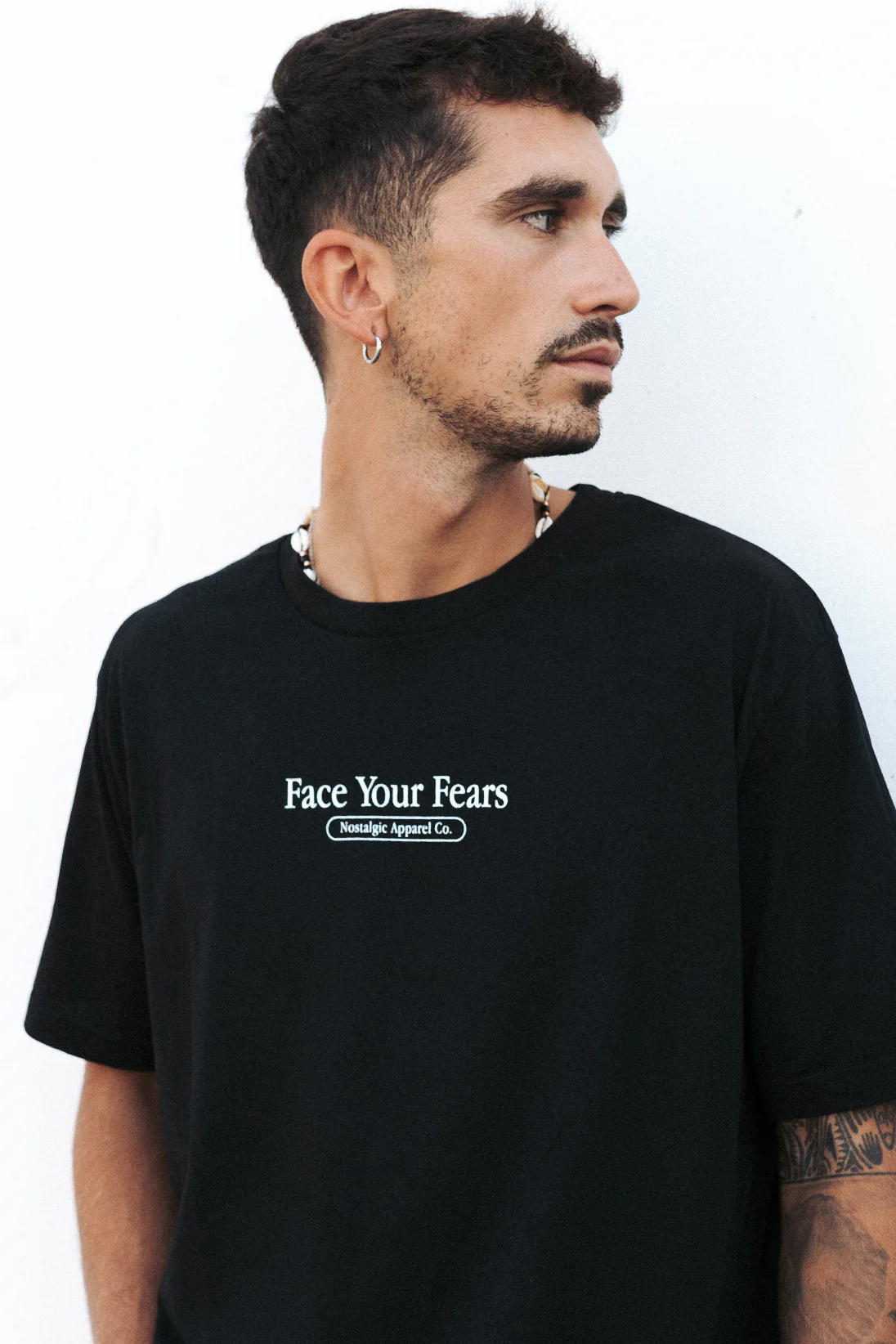 Face Your Fears | Black Tee - Image 5