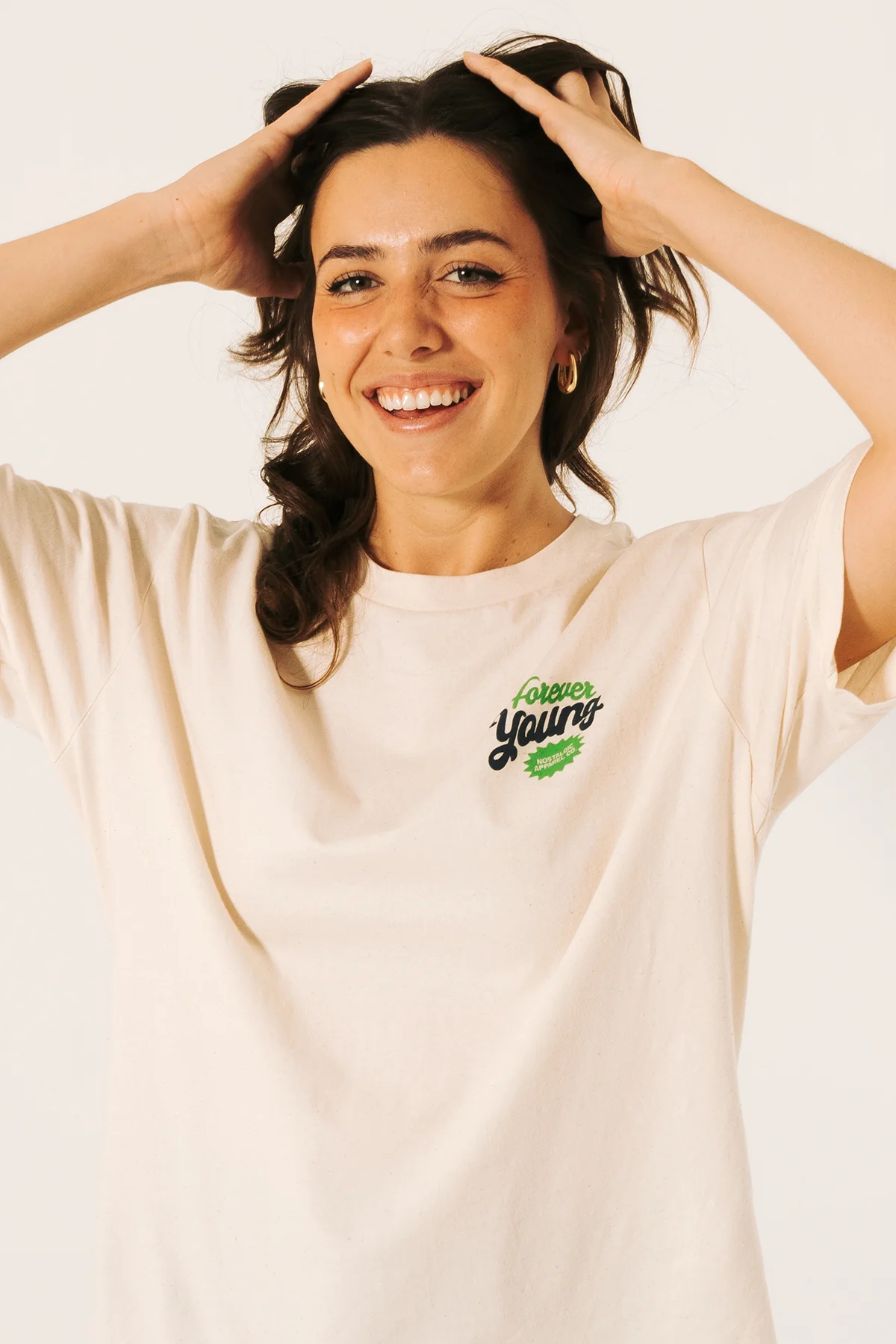 Forever Young | Natural Tee - Image 3