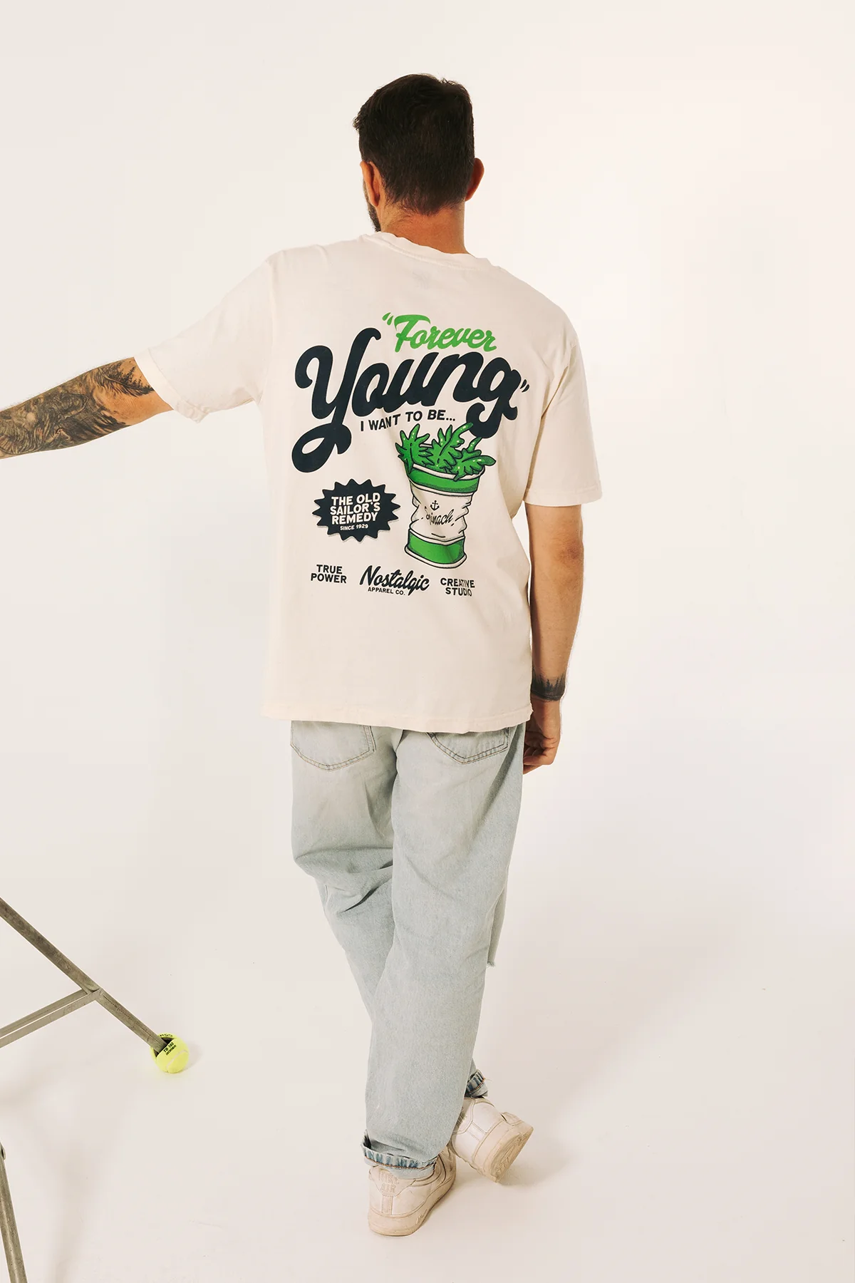 Forever Young | Natural Tee - Image 4
