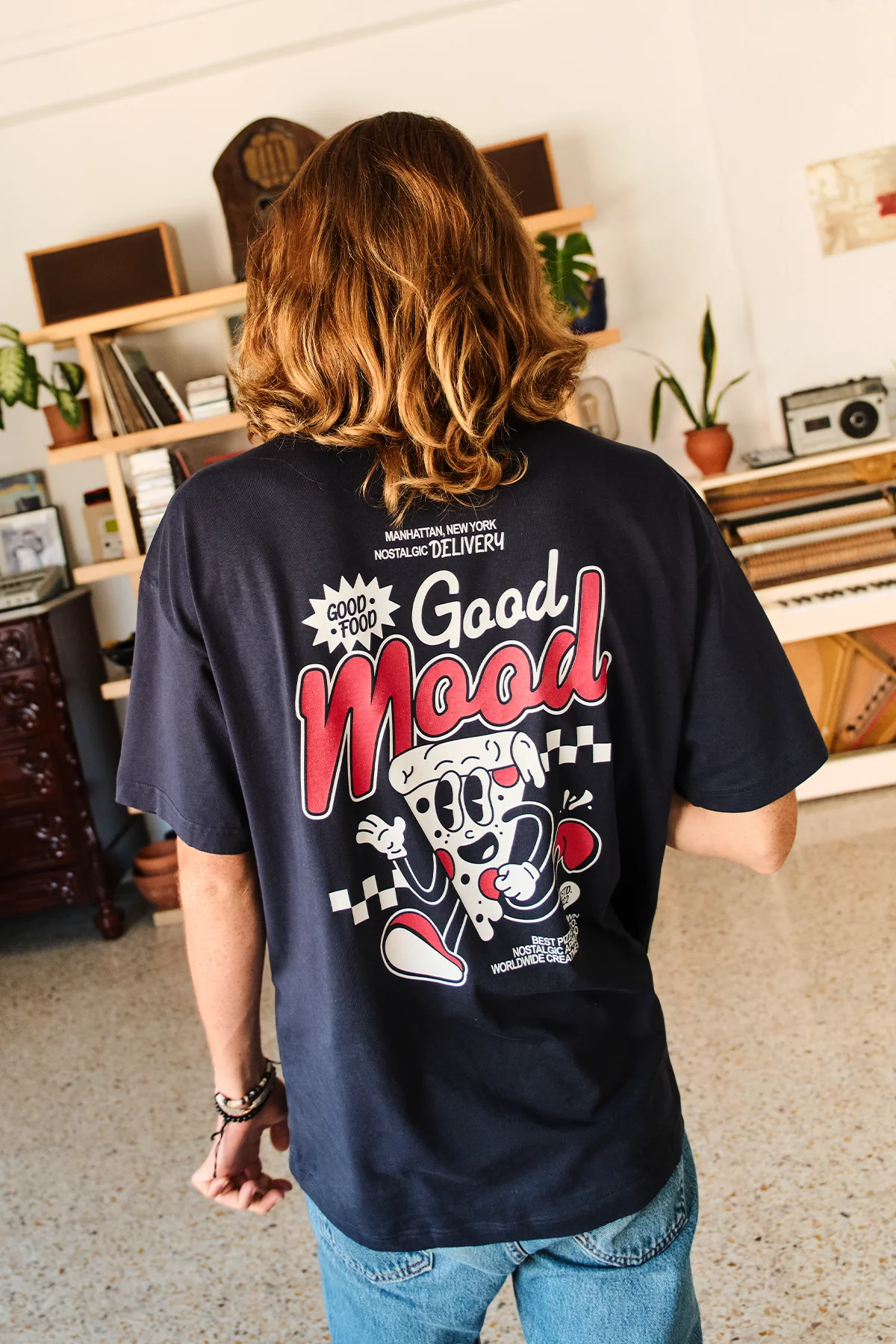Good Mood | DarkBlue Tee - Image 4