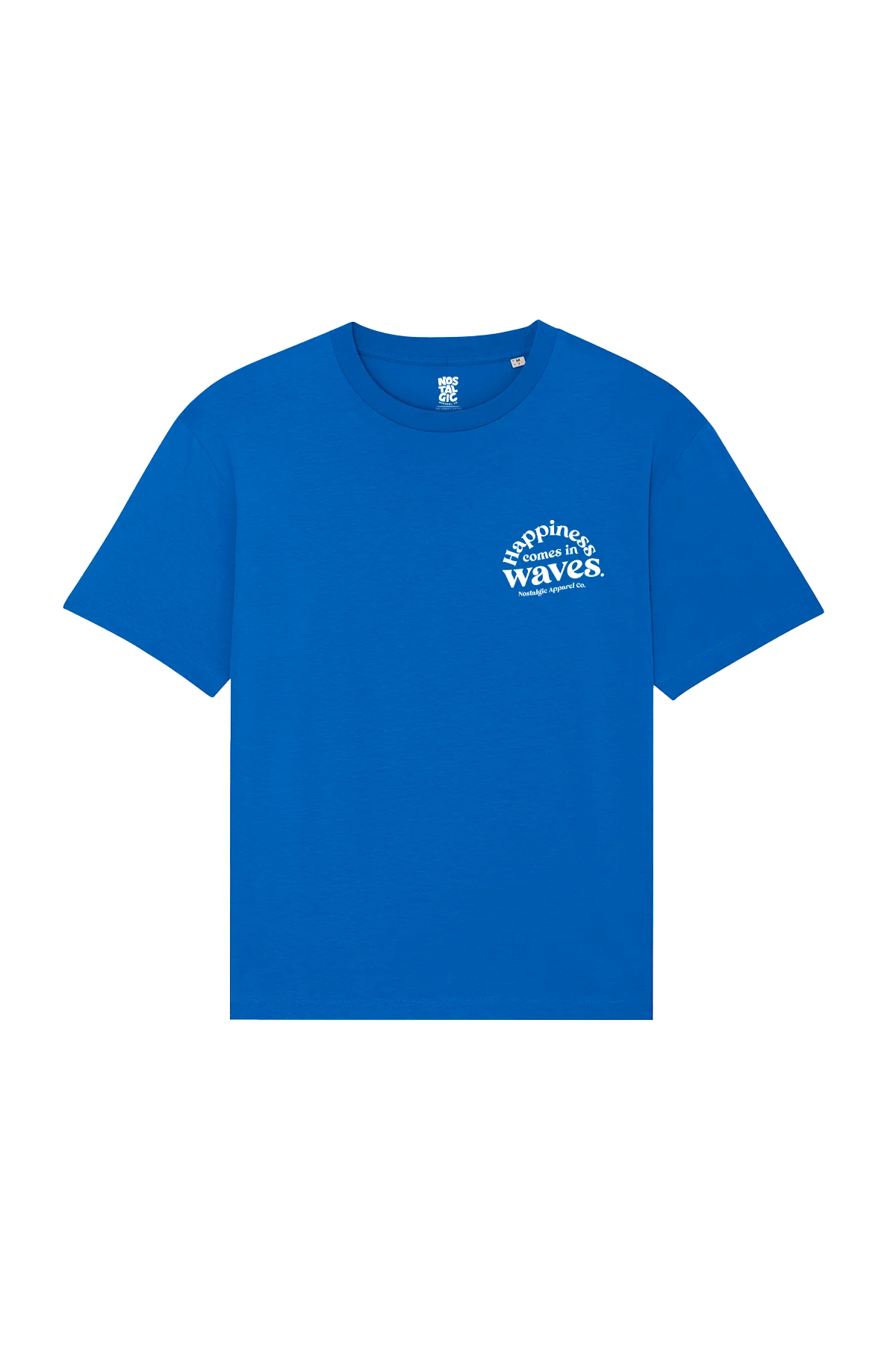 Happiness comes in waves | Blue Tee - Image 6