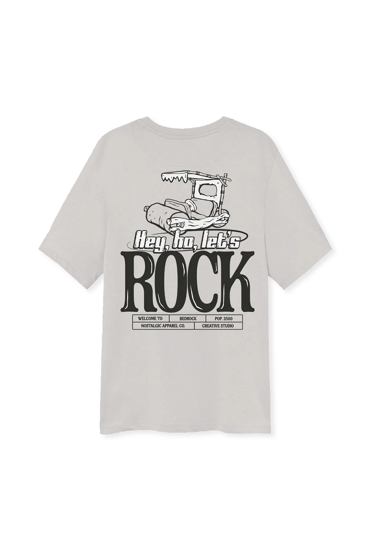 Hey, ho, let's rock | Grey Tee