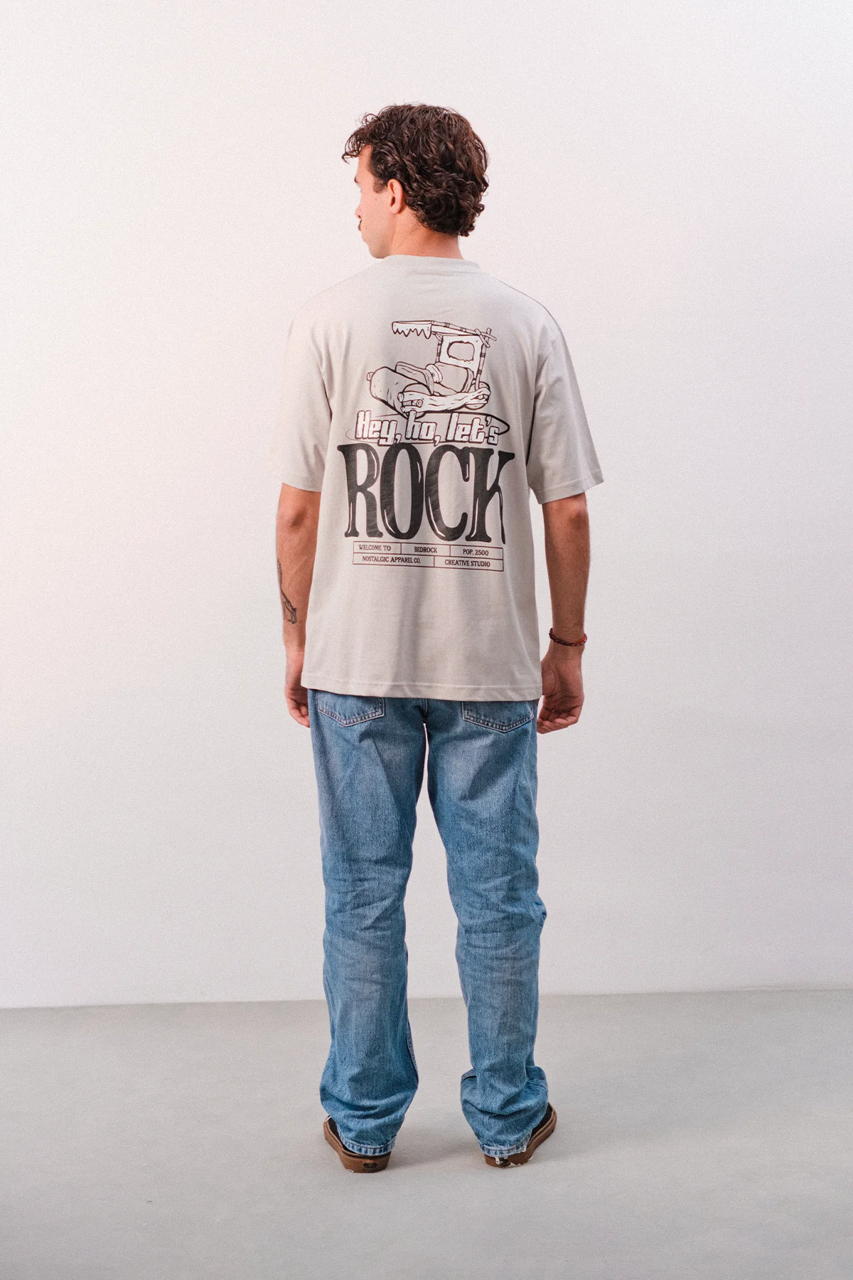 Hey, ho, let's rock | Grey Tee - Image 6