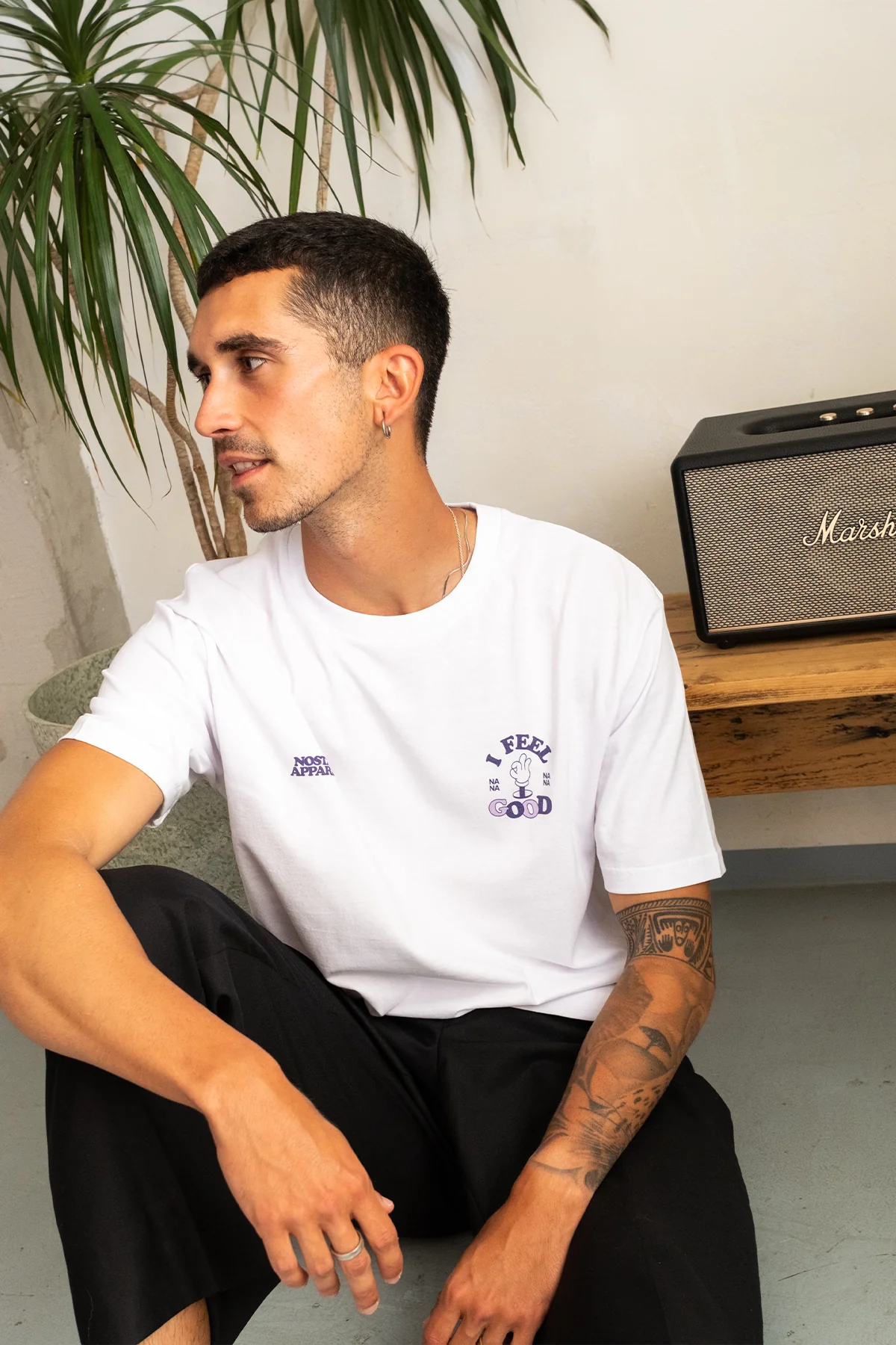 I Feel Good Nanana | White Tee - Image 3