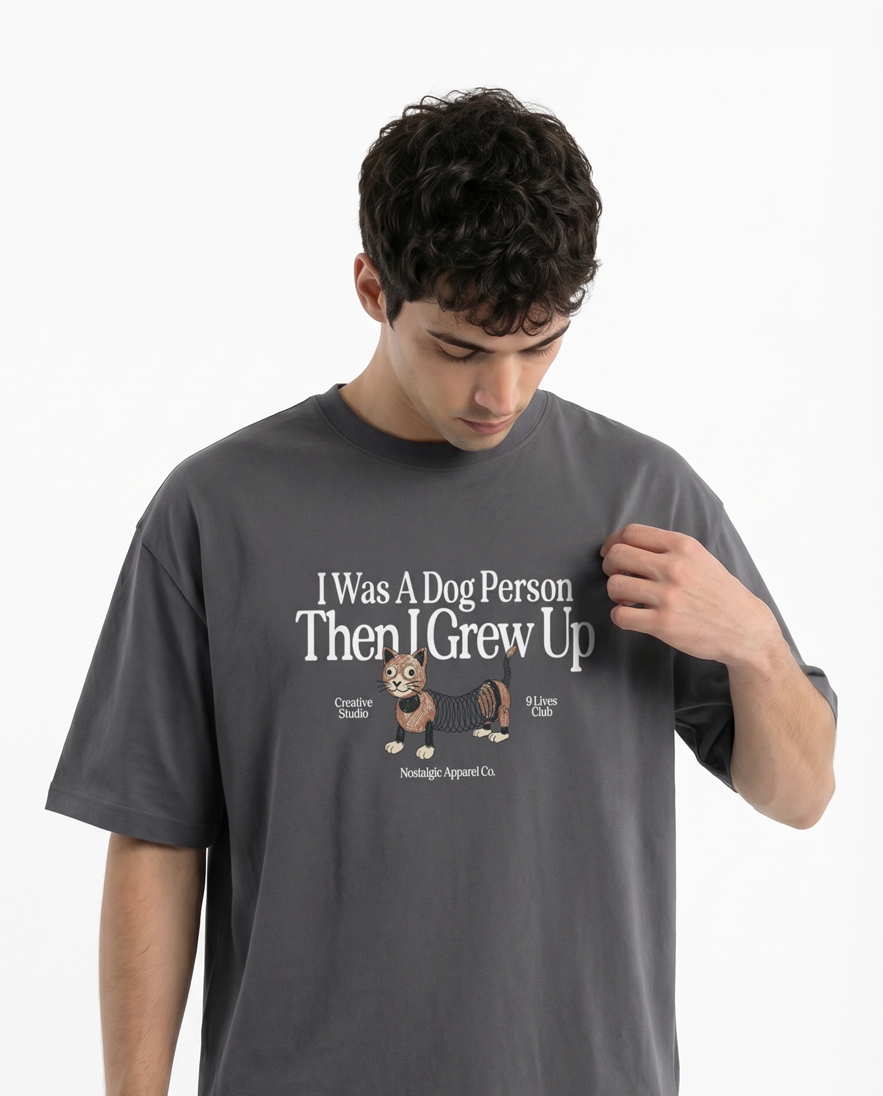 I was a dog person | Tee - Image 6