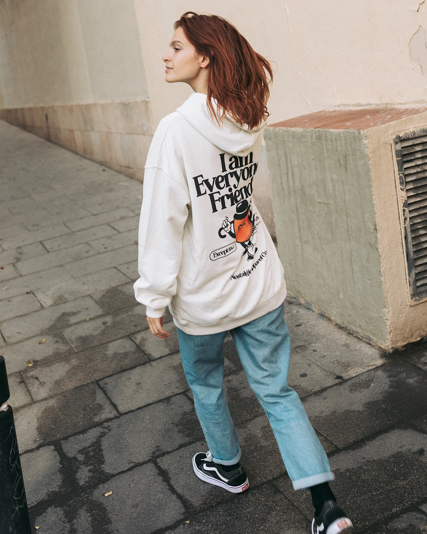 I'm Everyone's Friend | Oversized Hoodie - Image 7
