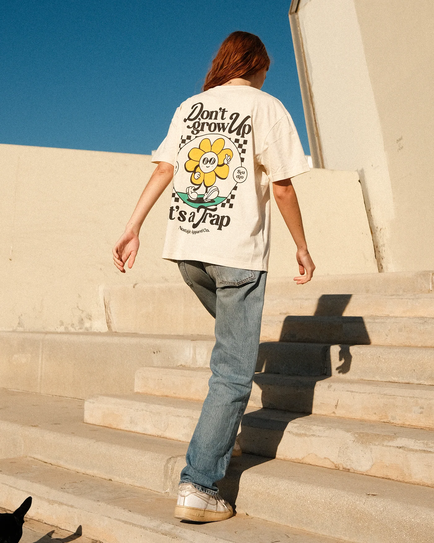 Don't grow up, it's a Trap | Natural Tee - Image 4