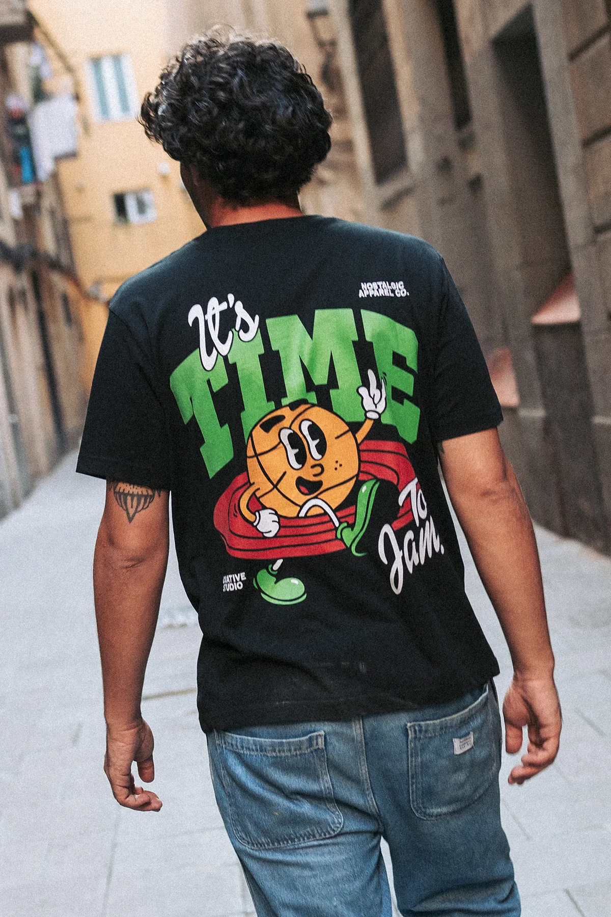 It's Time To Jam | Black Tee - Image 2