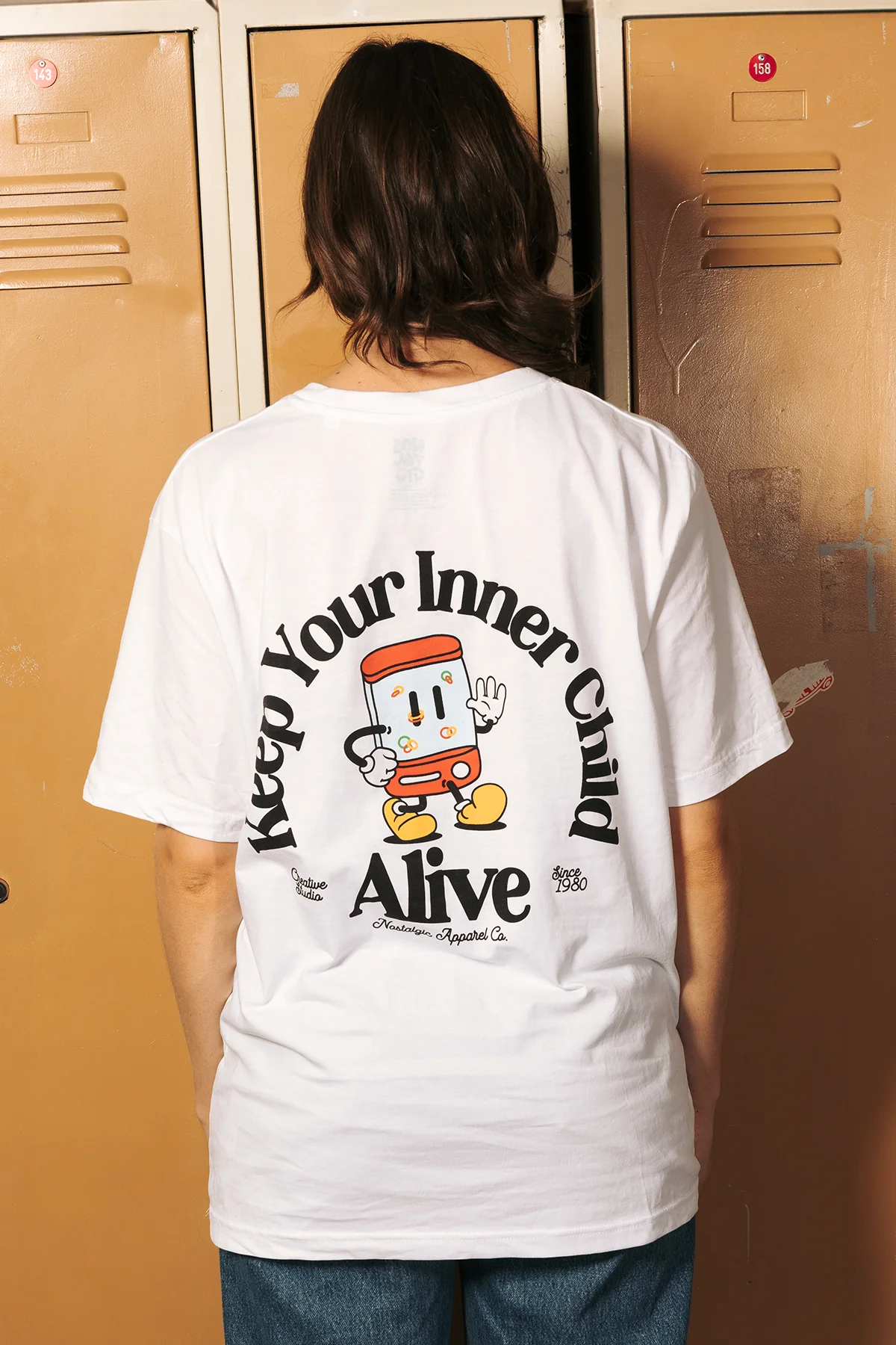 Keep Your Inner Child Alive | White Tee - Image 2