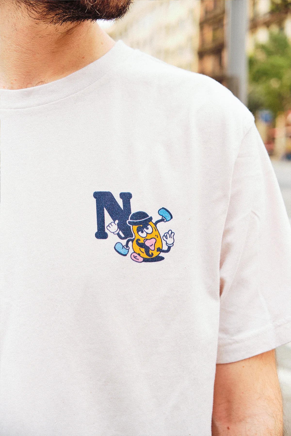 Life is like a potato | Natural Tee - Image 3