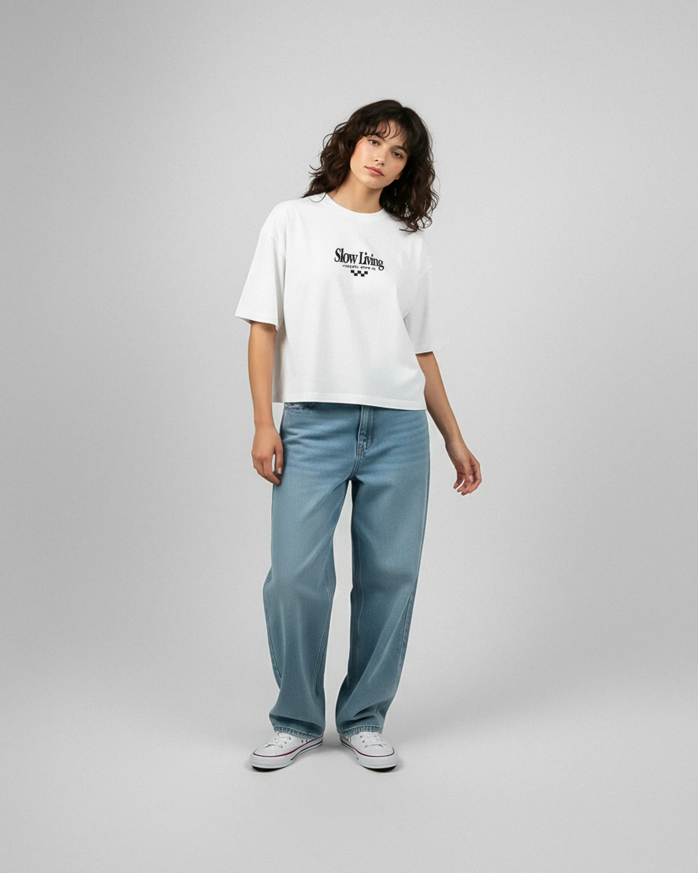 Life is not a race | Cropped Tee - Image 5