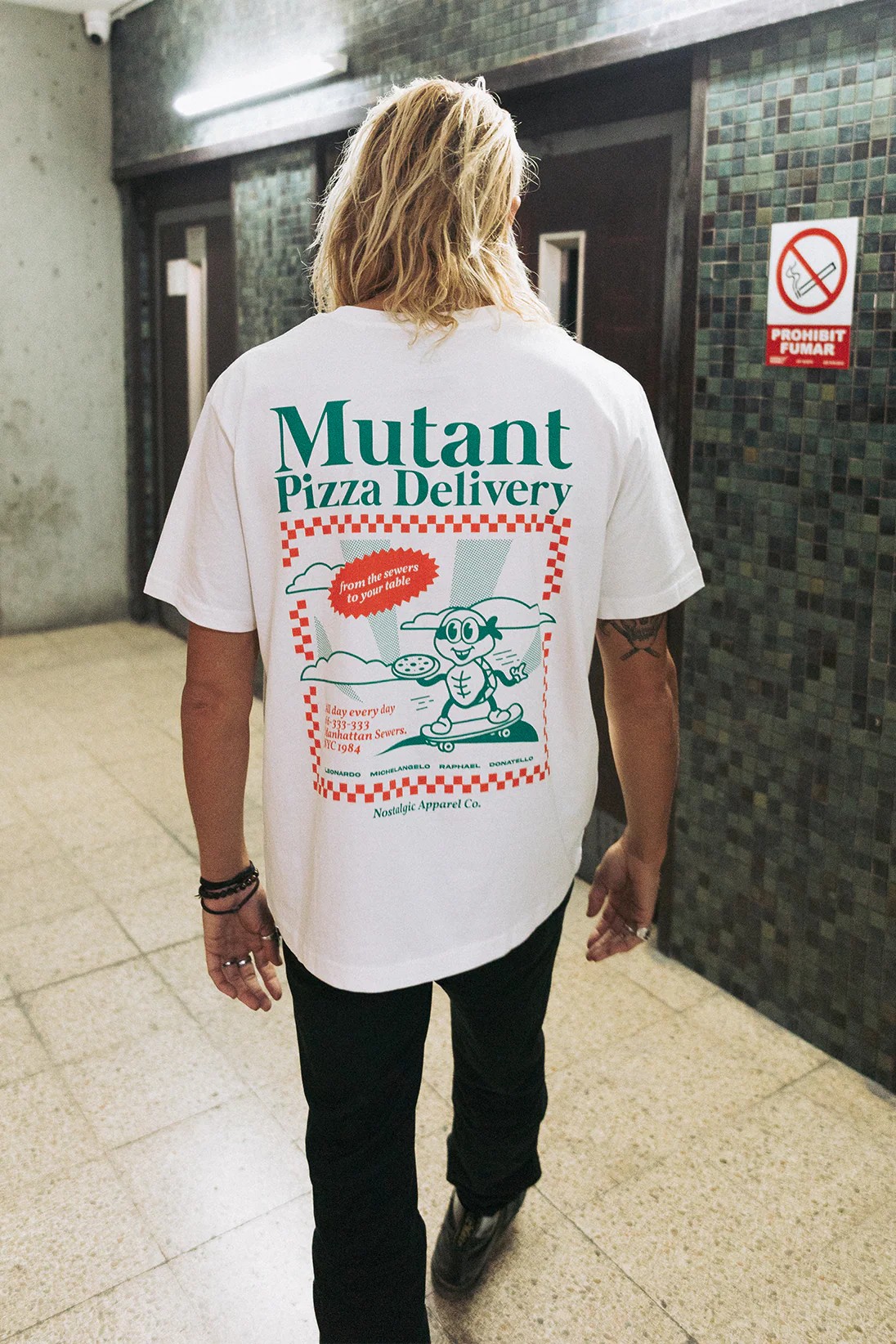 Mutant Pizza Delivery | OffWhite Tee - Image 7