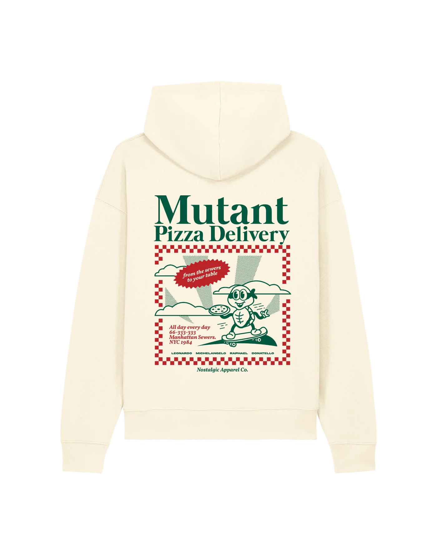 Mutant Pizza Delivery | Relaxed Hoodie