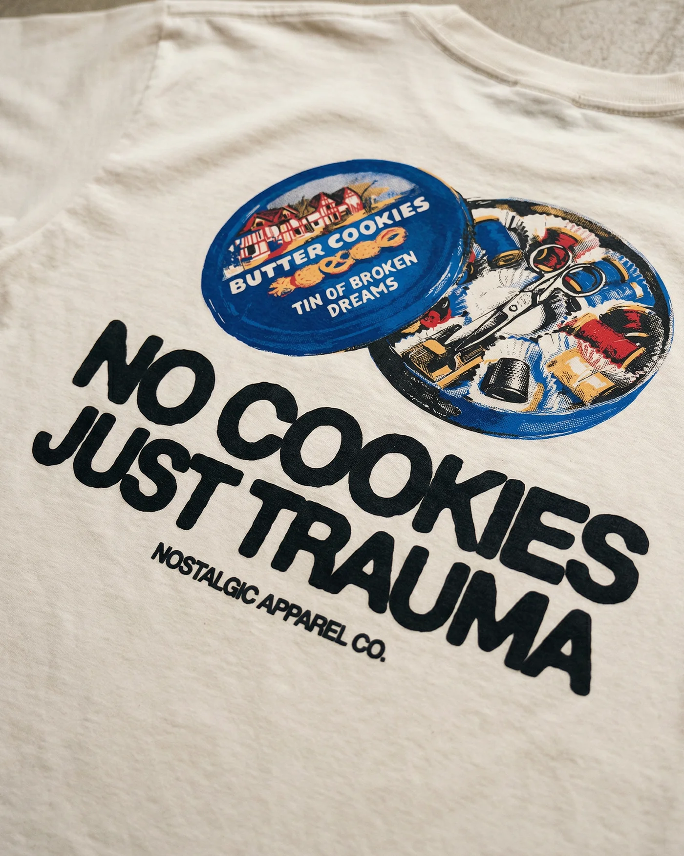 No cookies, just trauma | Cropped Tee - Image 4