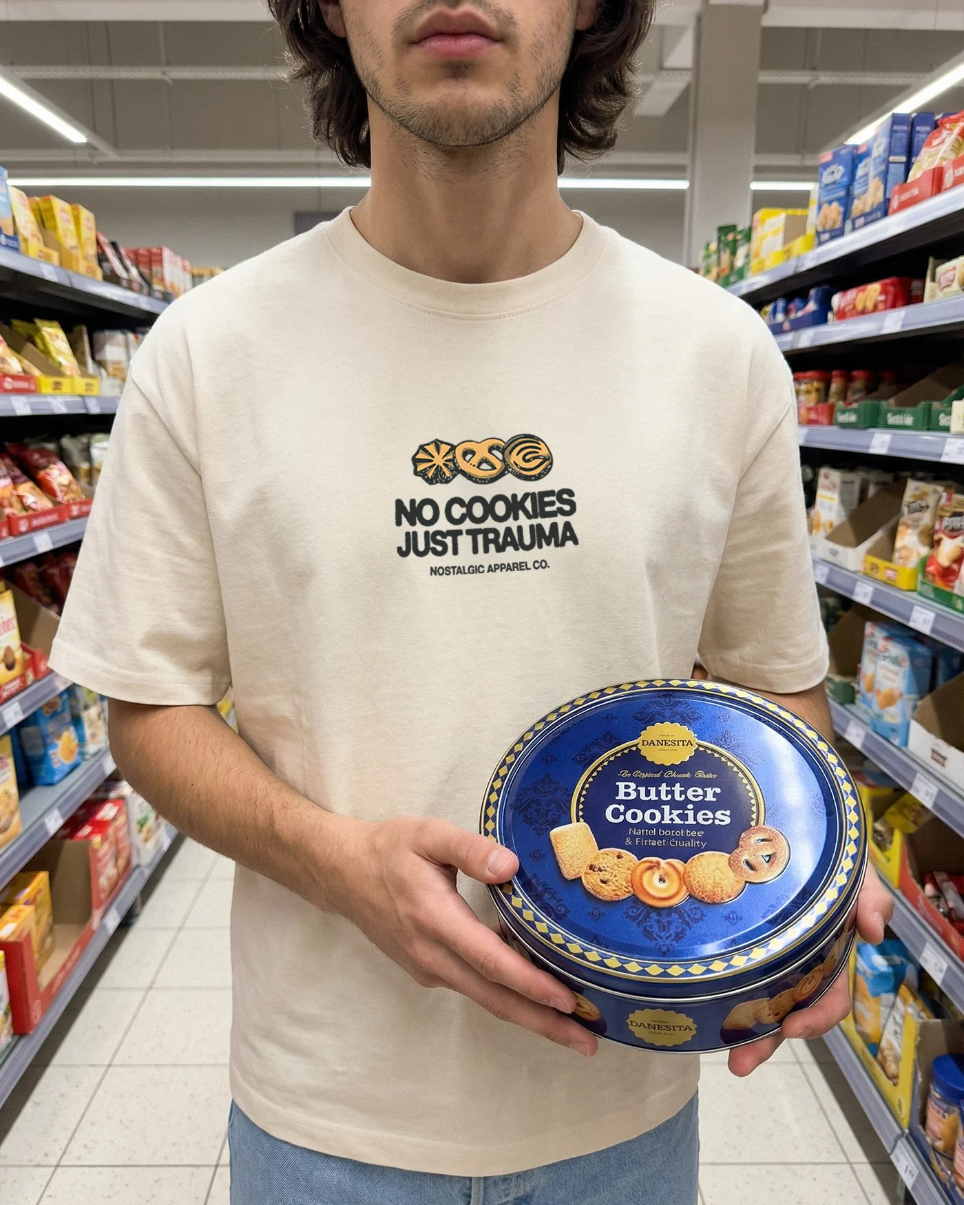 No cookies, just trauma | Tee - Image 4