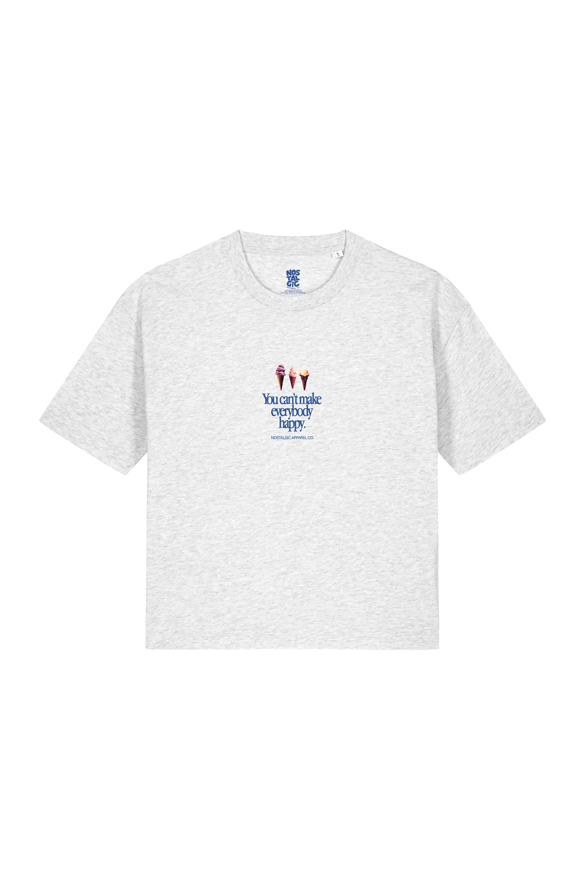 Not an IceCream | Heather Cropped Tee - Image 8