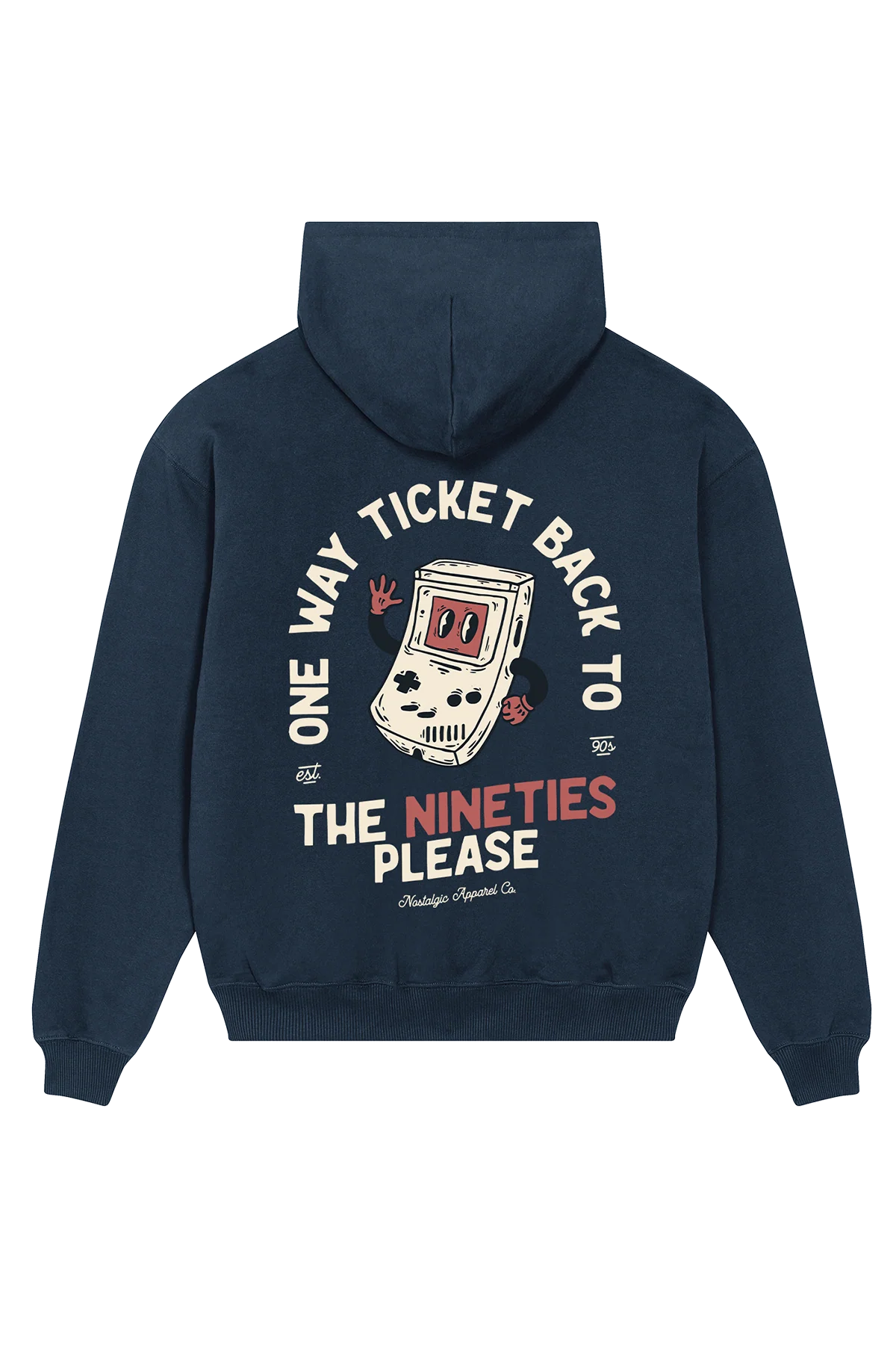 One way ticket back | Oversized Hoodie