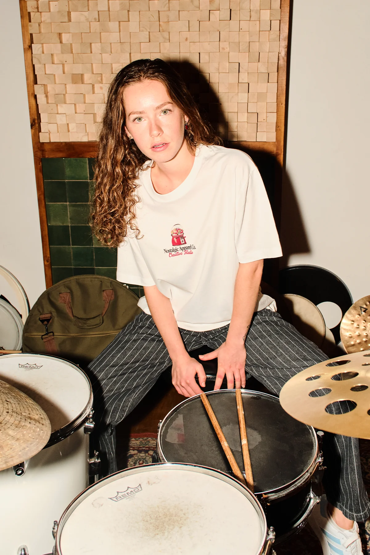 Smile Machine | White Tee - Image 4