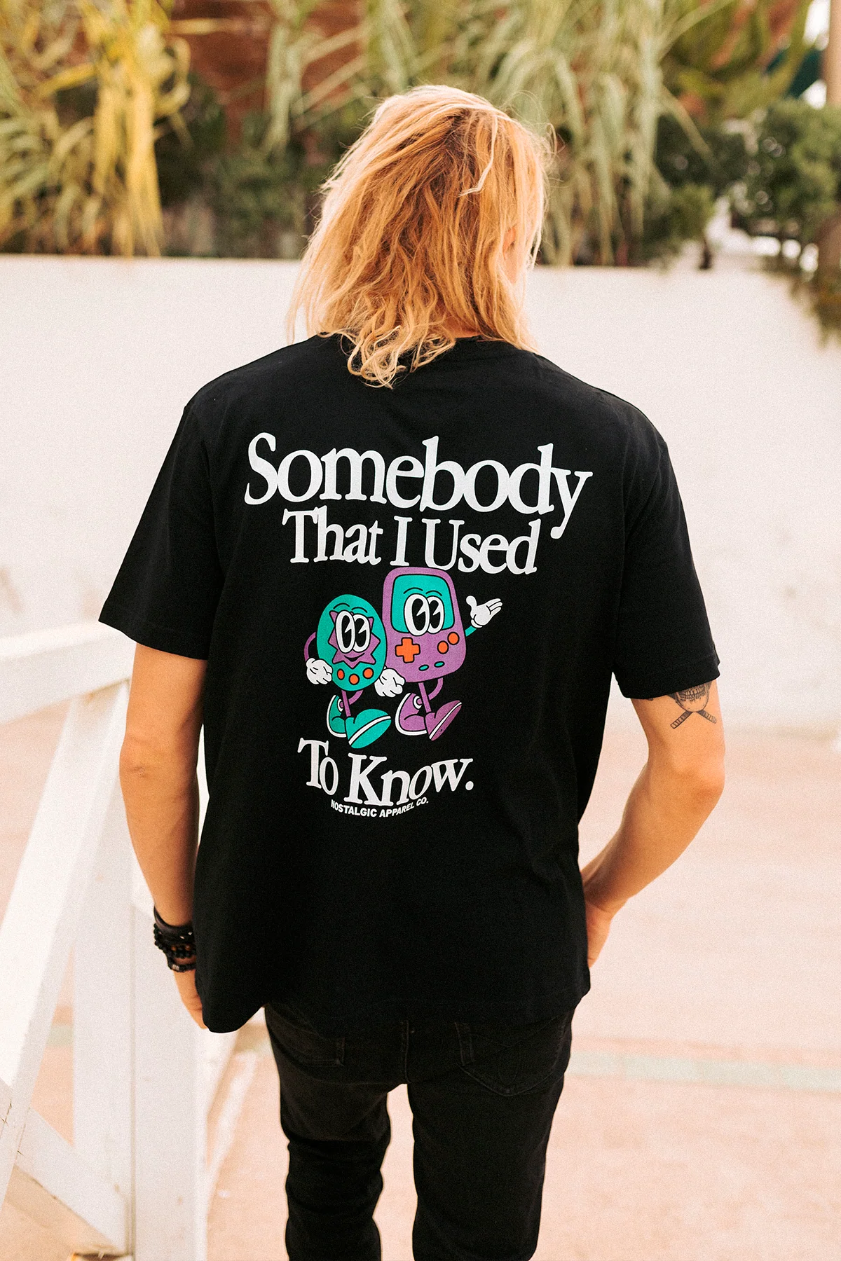 Somebody That I Used to Know | Black Tee - Image 6