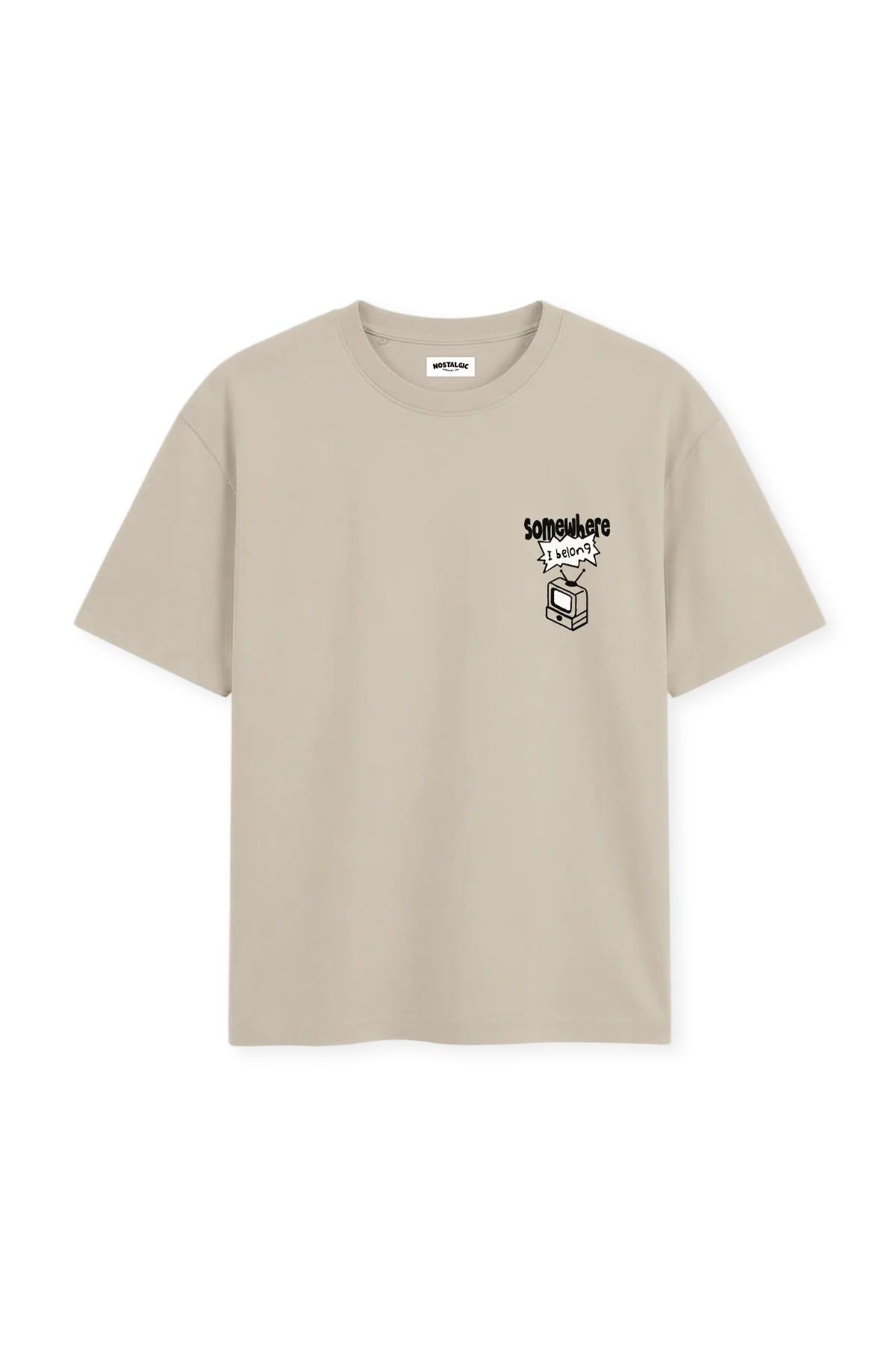 Somewhere I Belong | Stone Tee - Image 4