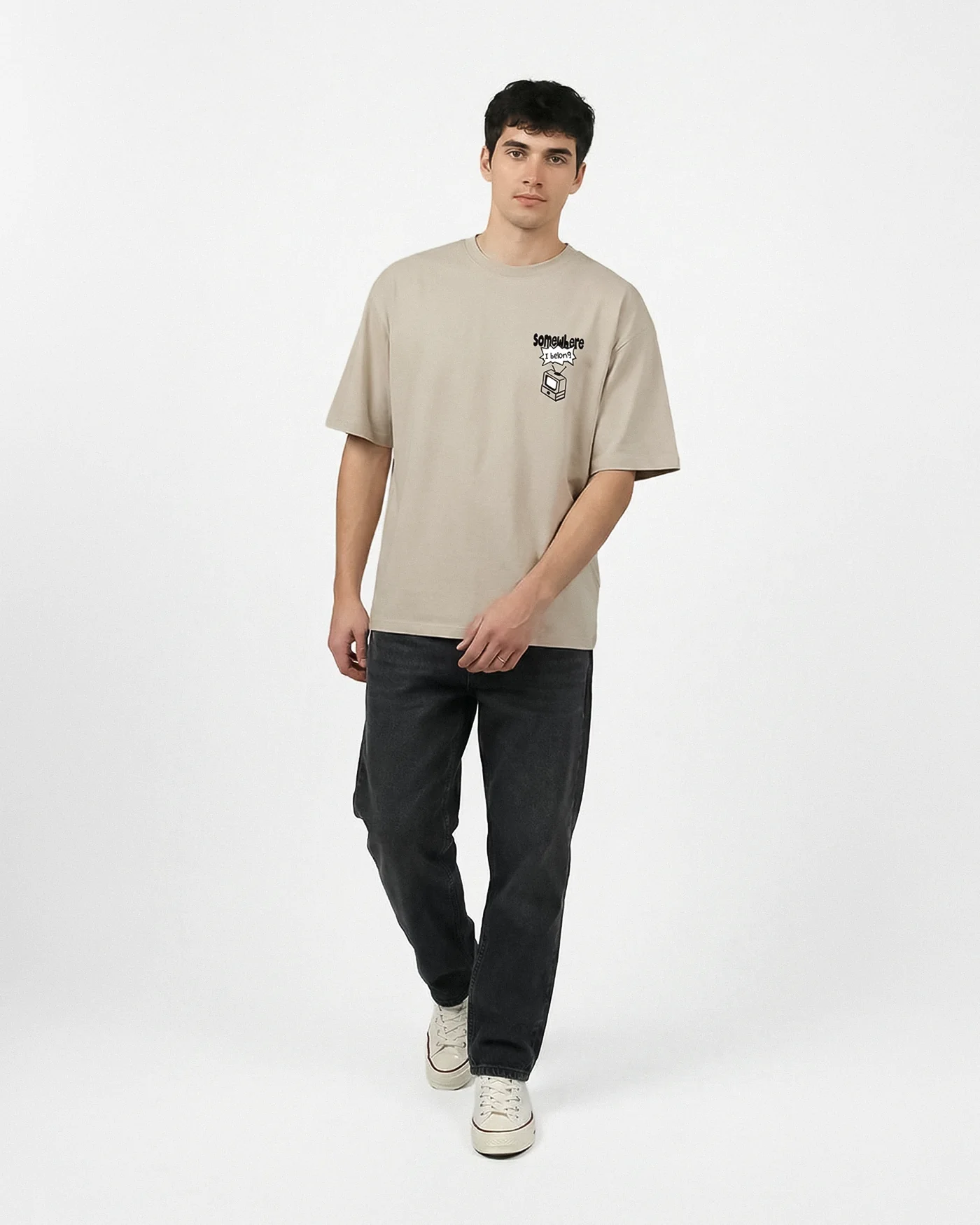 Somewhere I Belong | Stone Tee - Image 9
