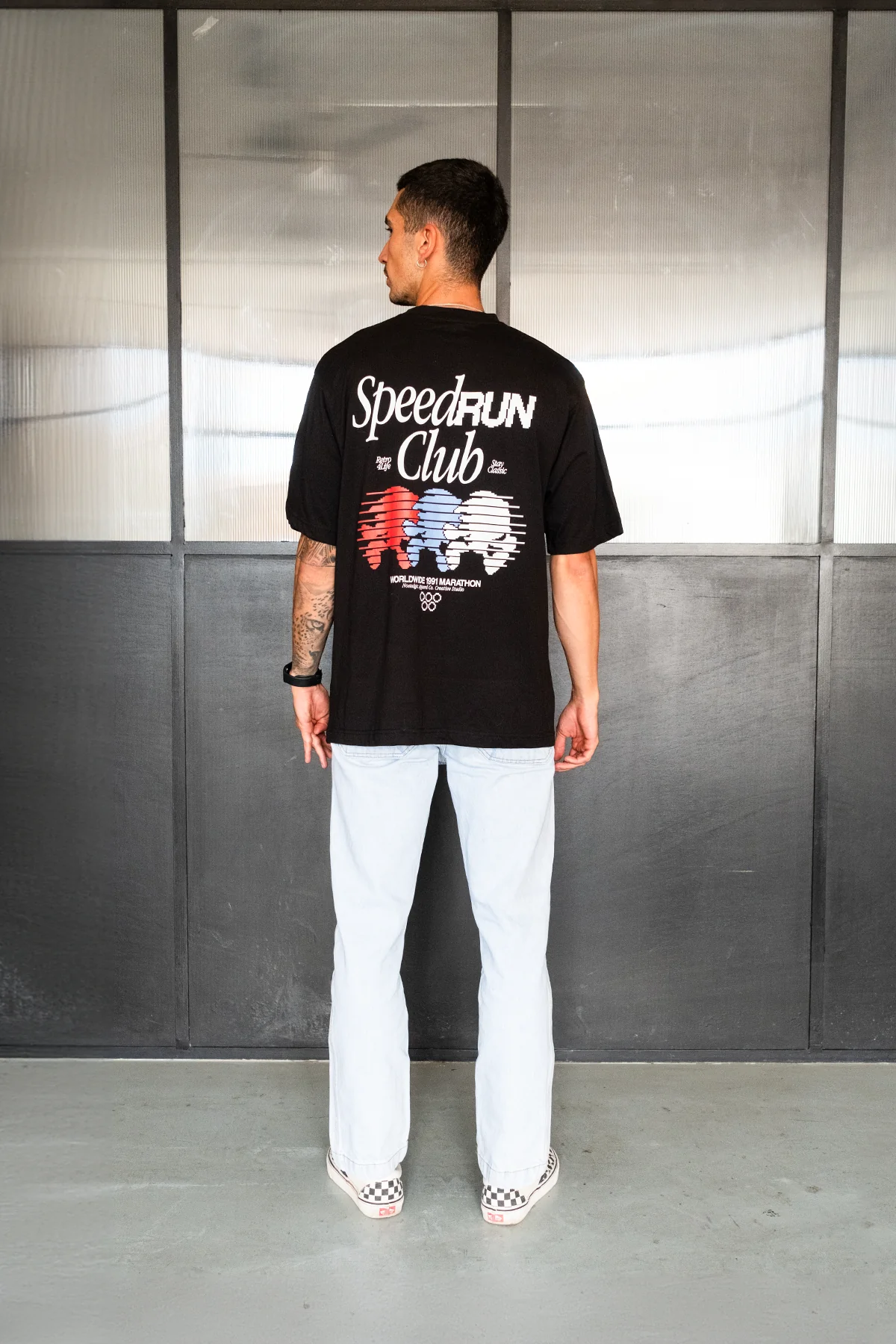 Speed Run Club | Black Tee - Image 4