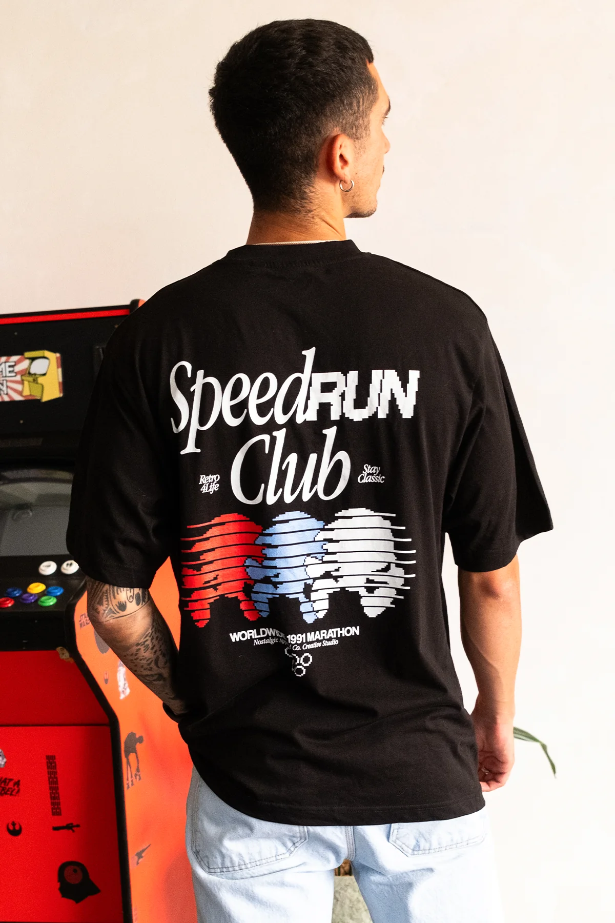 Speed Run Club | Black Tee - Image 5