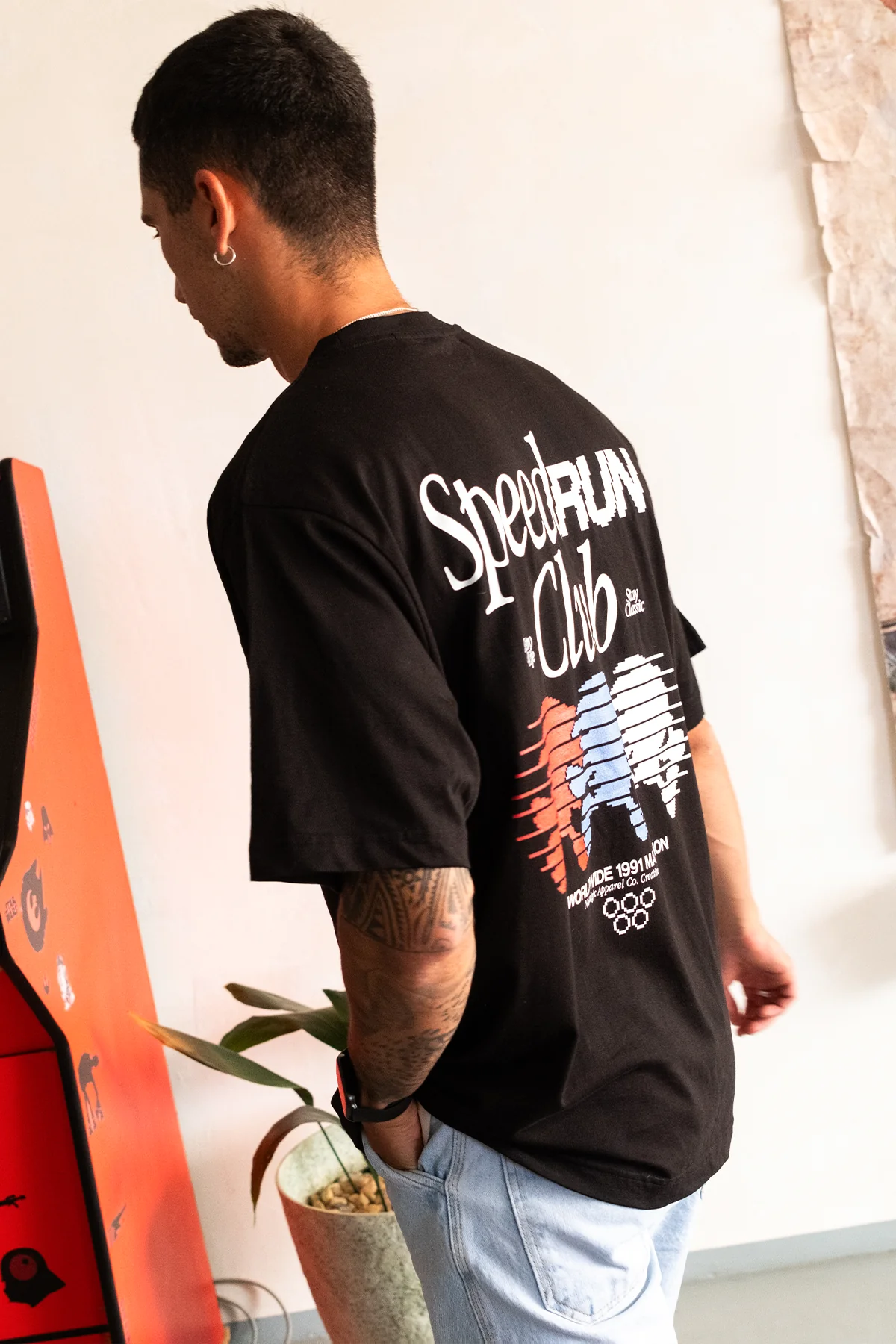 Speed Run Club | Black Tee - Image 7