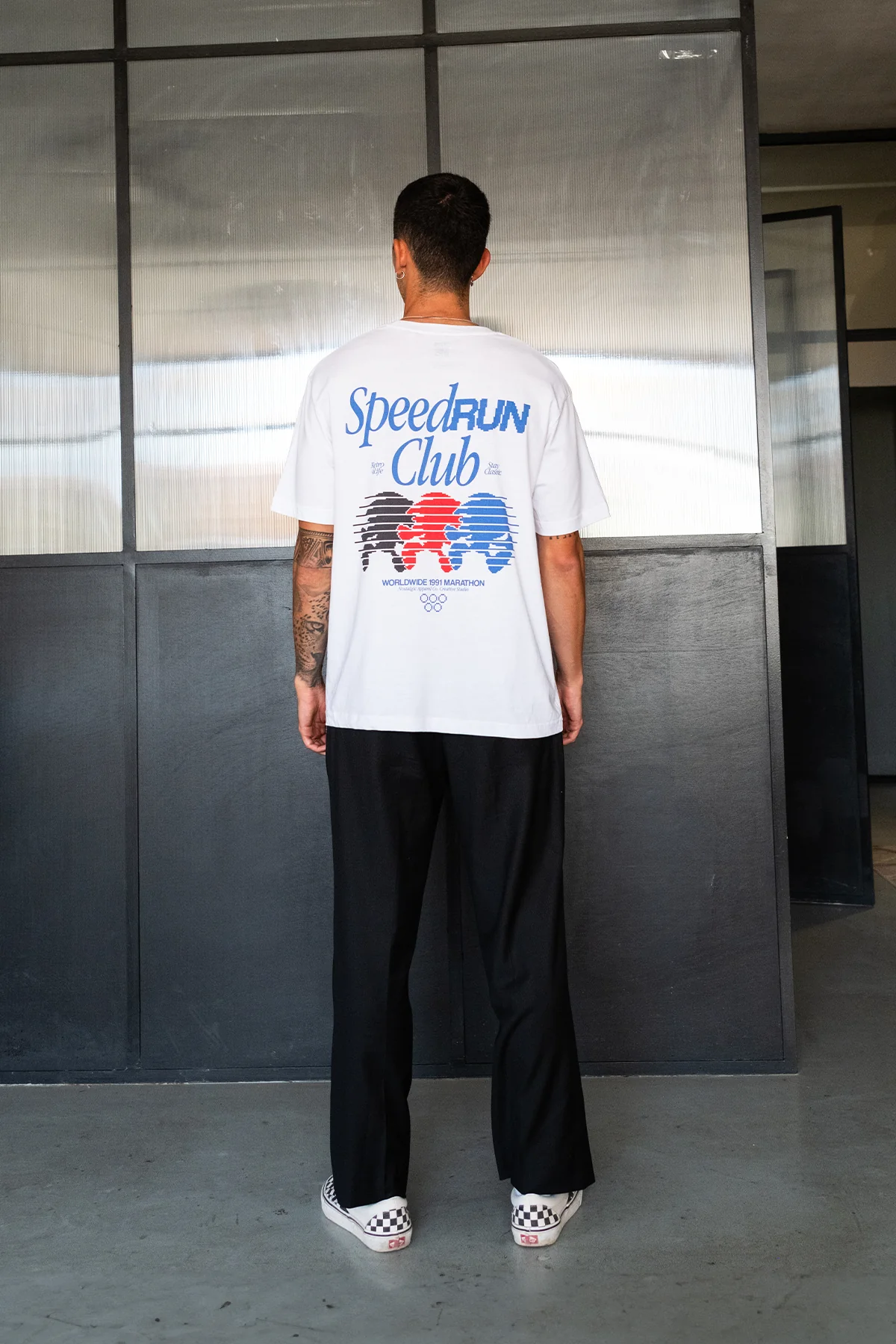 Speed Run Club | White Tee - Image 4
