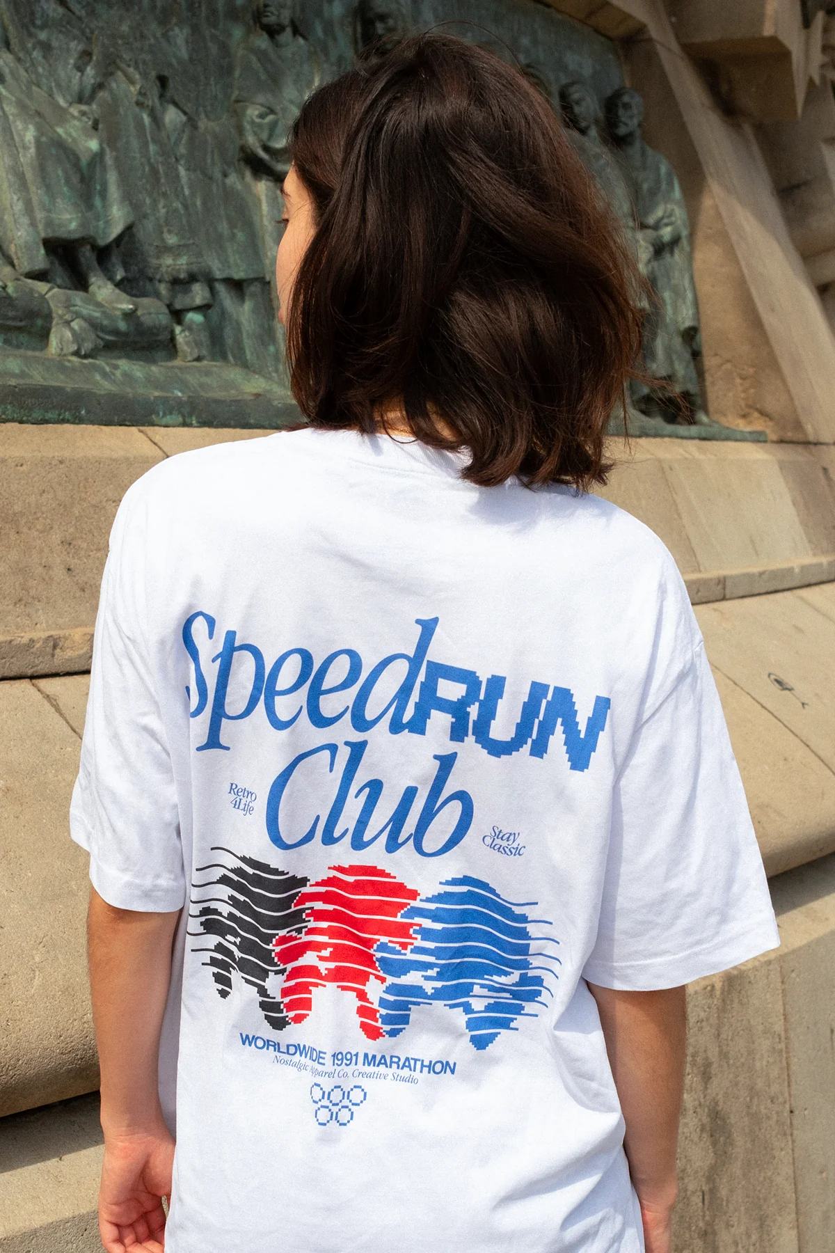 Speed Run Club | White Tee - Image 9