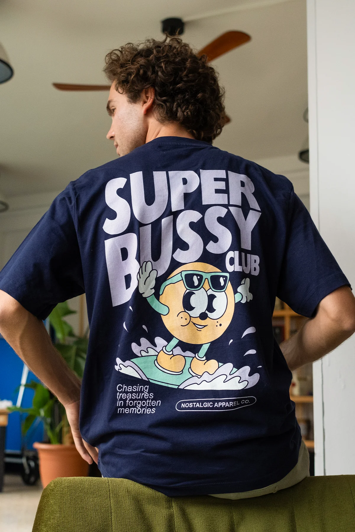 Super Bussy Club | DarkBlue Tee - Image 3