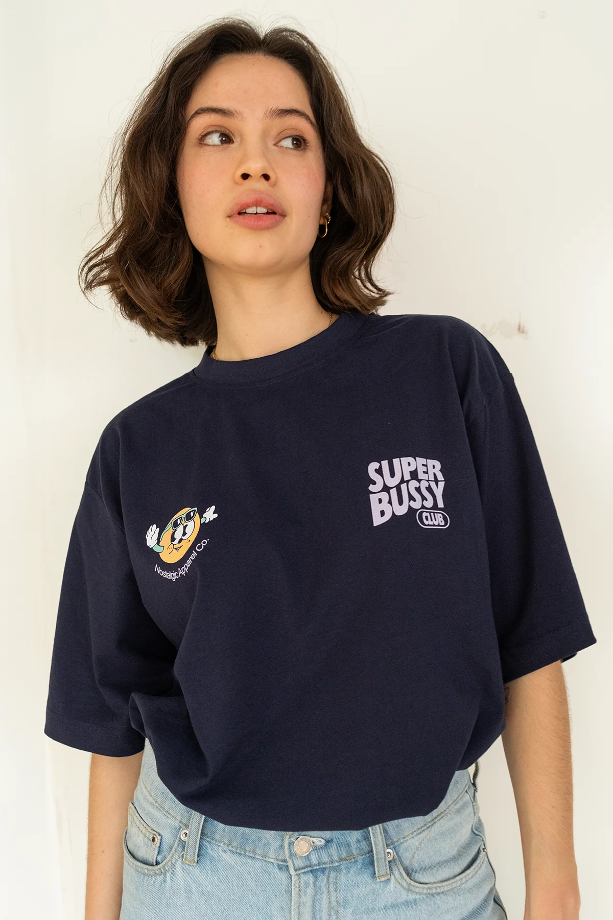 Super Bussy Club | DarkBlue Tee - Image 4