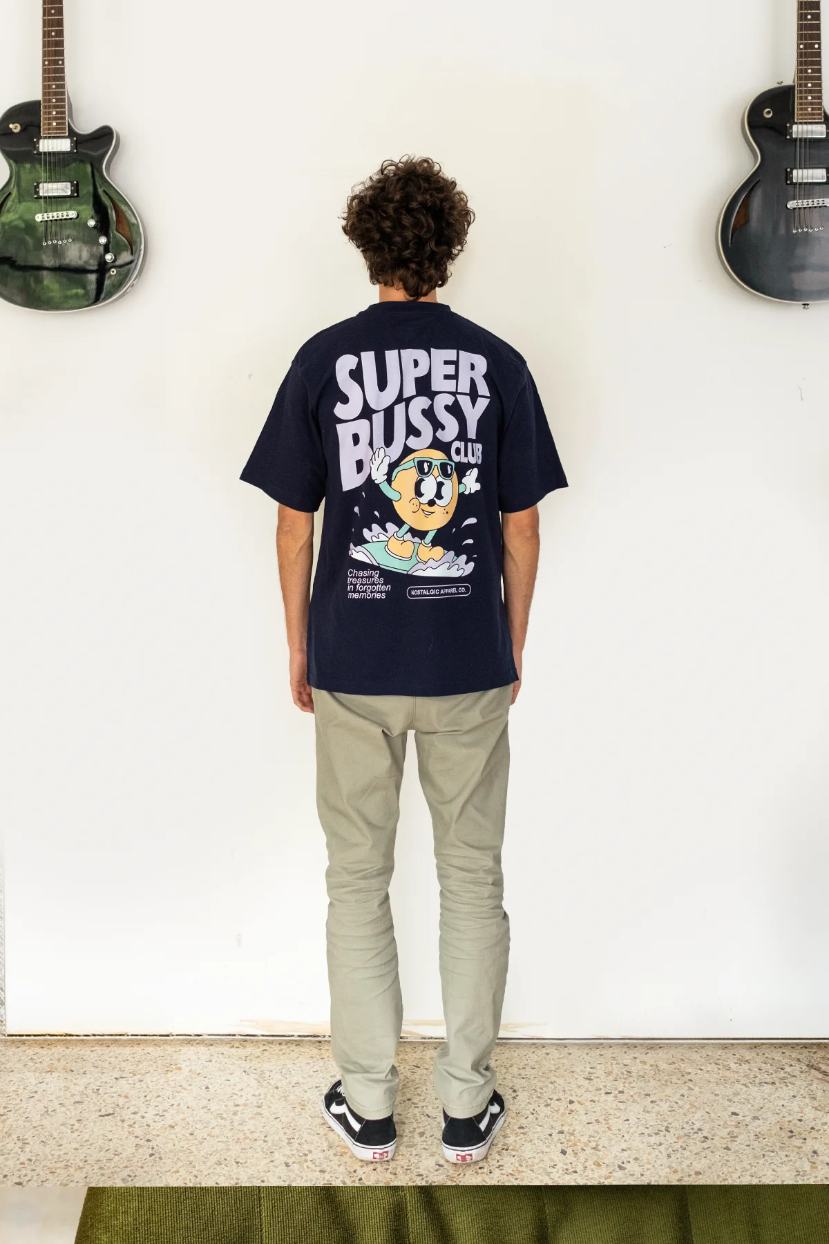 Super Bussy Club | DarkBlue Tee - Image 5