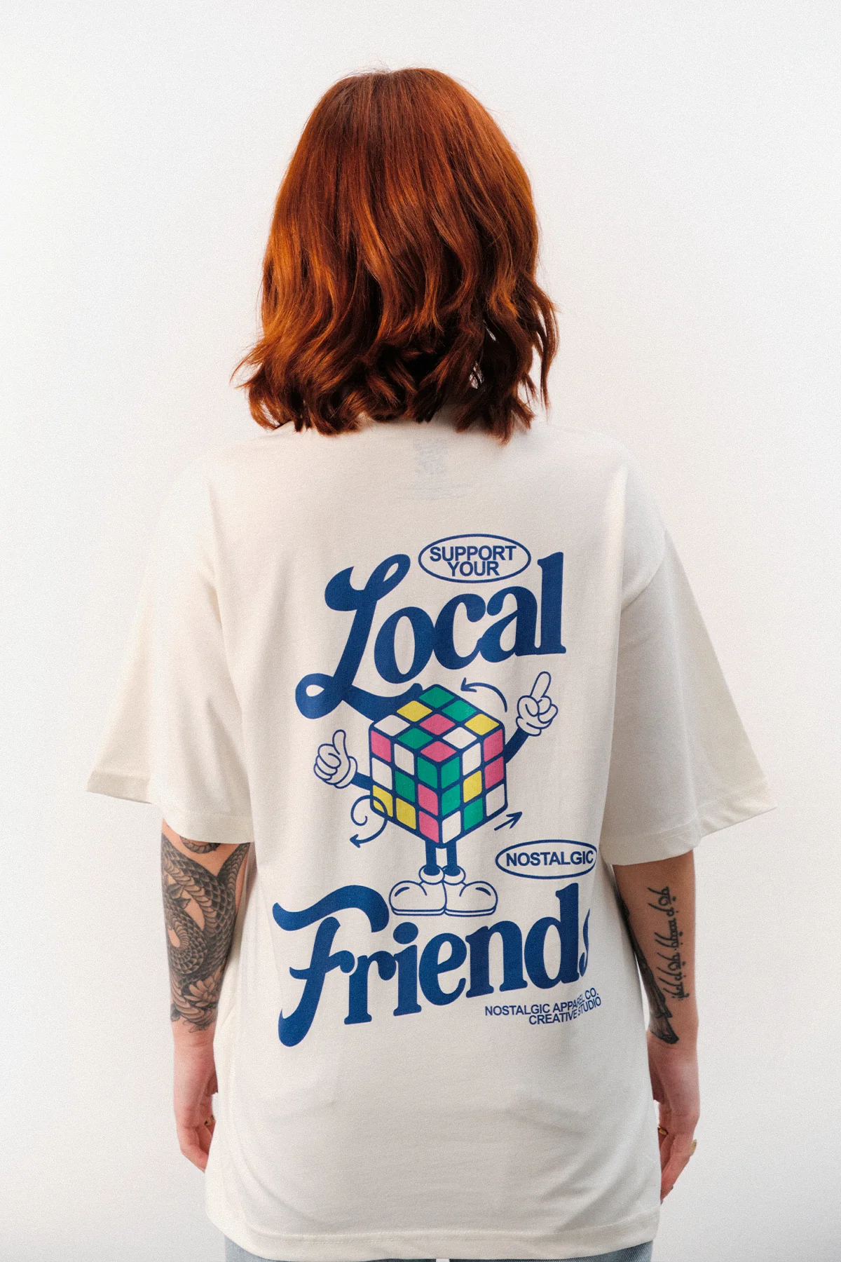 Support your local | OffWhite Tee - Image 2