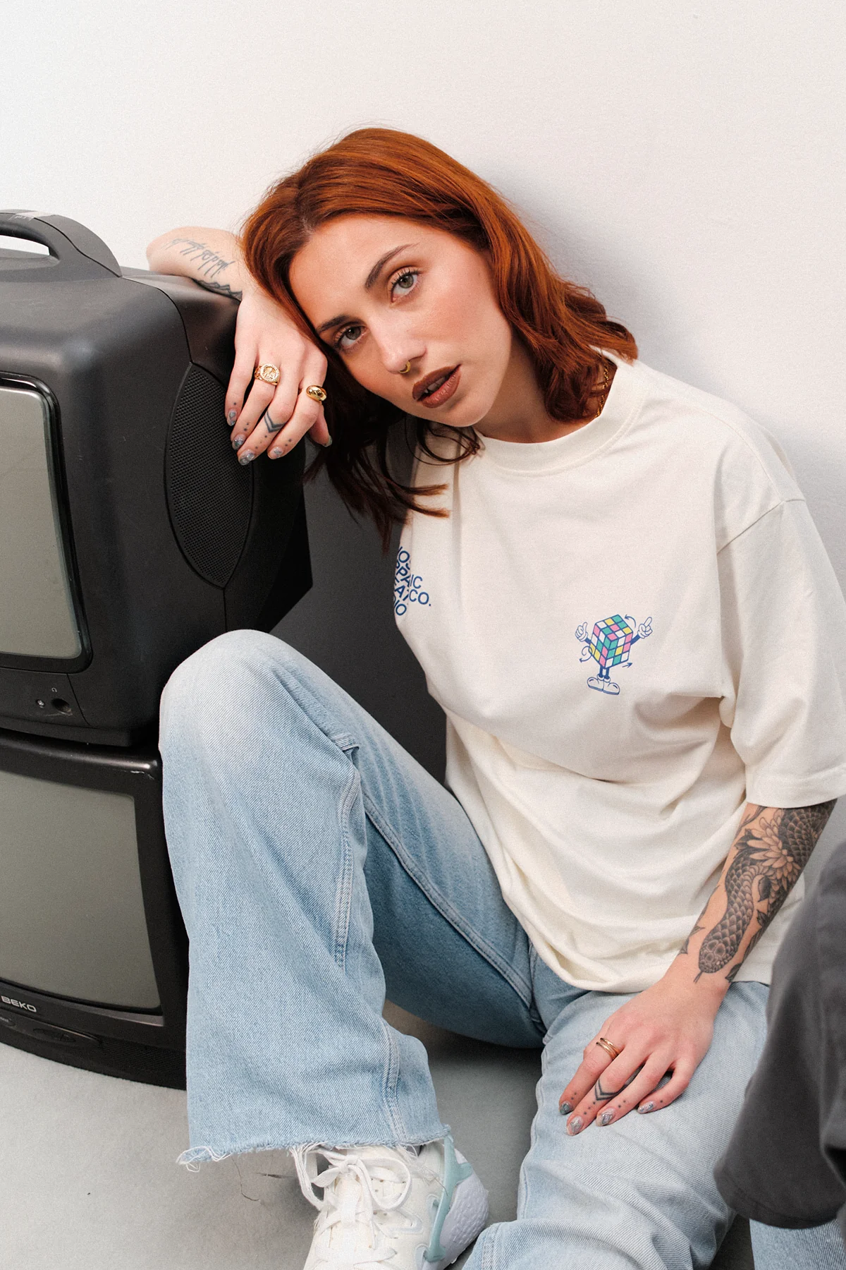 Support your local | OffWhite Tee - Image 4