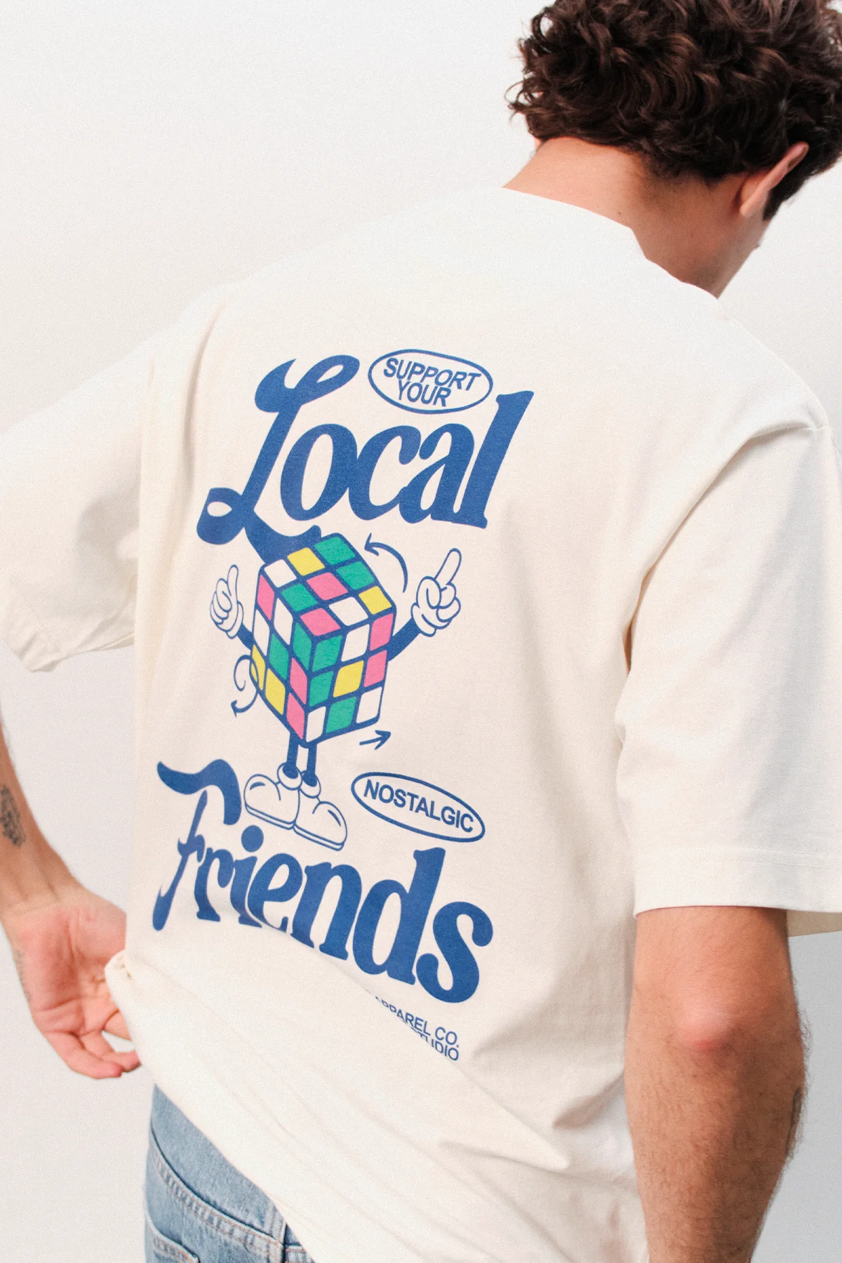 Support your local | OffWhite Tee - Image 8