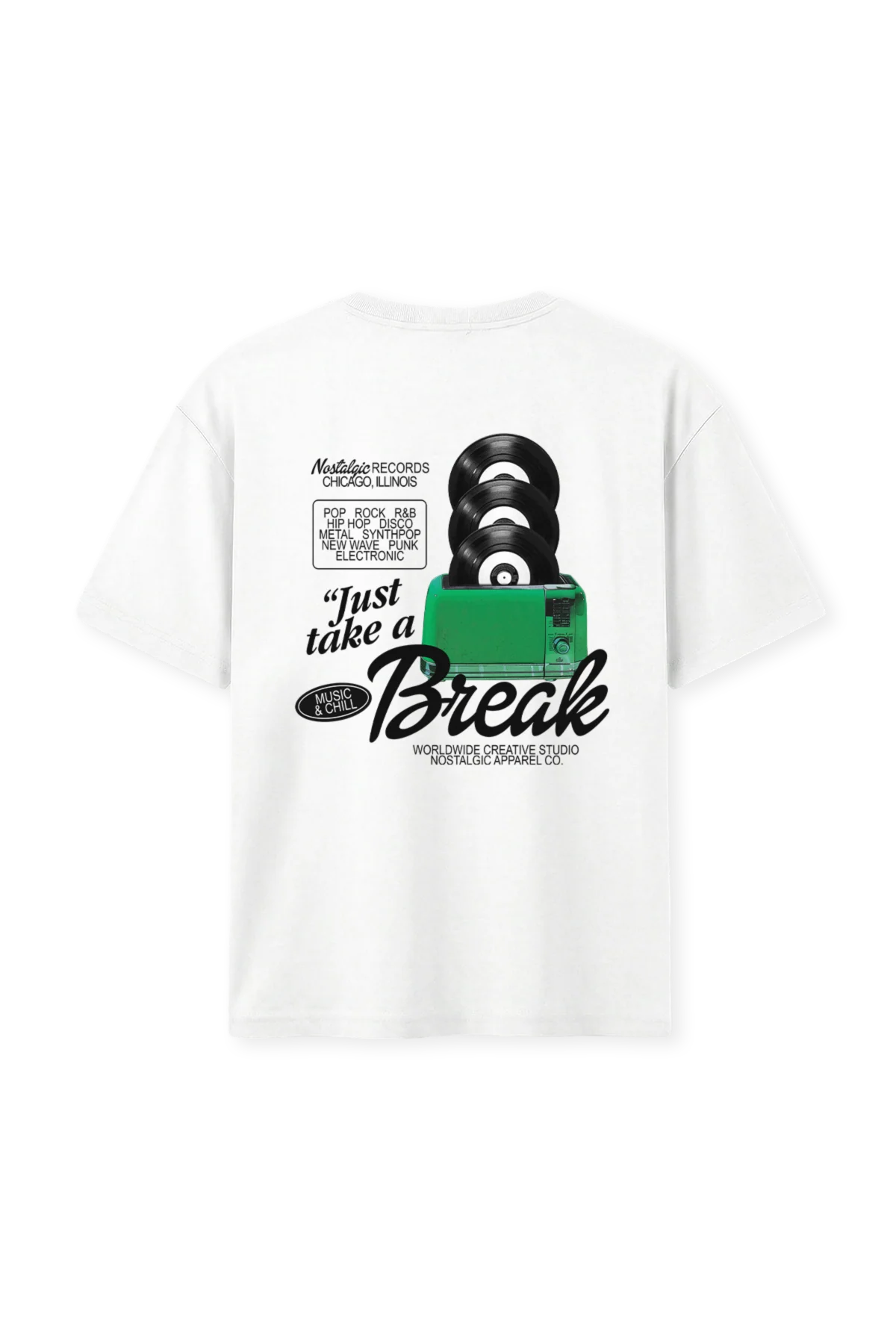 Take a Break | White Tee