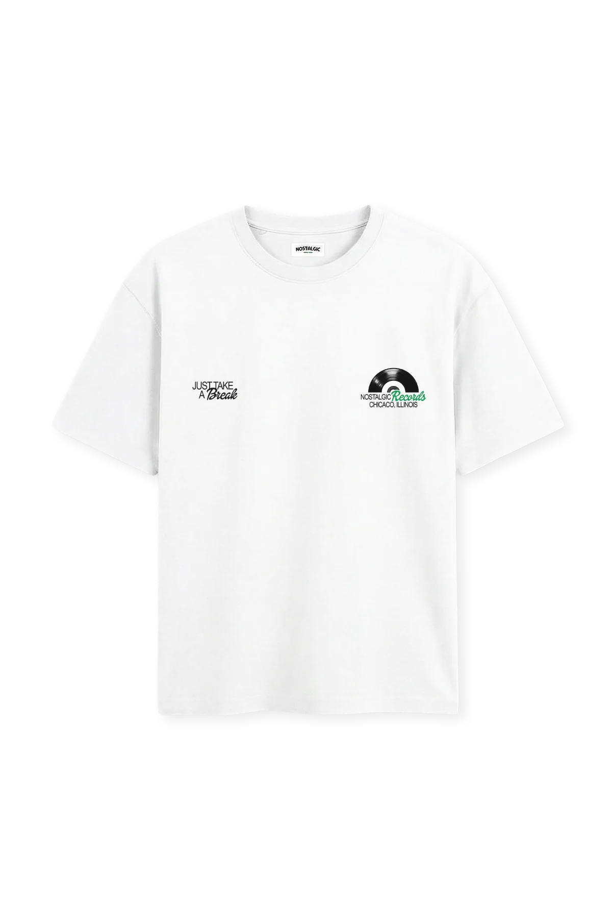 Take a Break | White Tee - Image 6