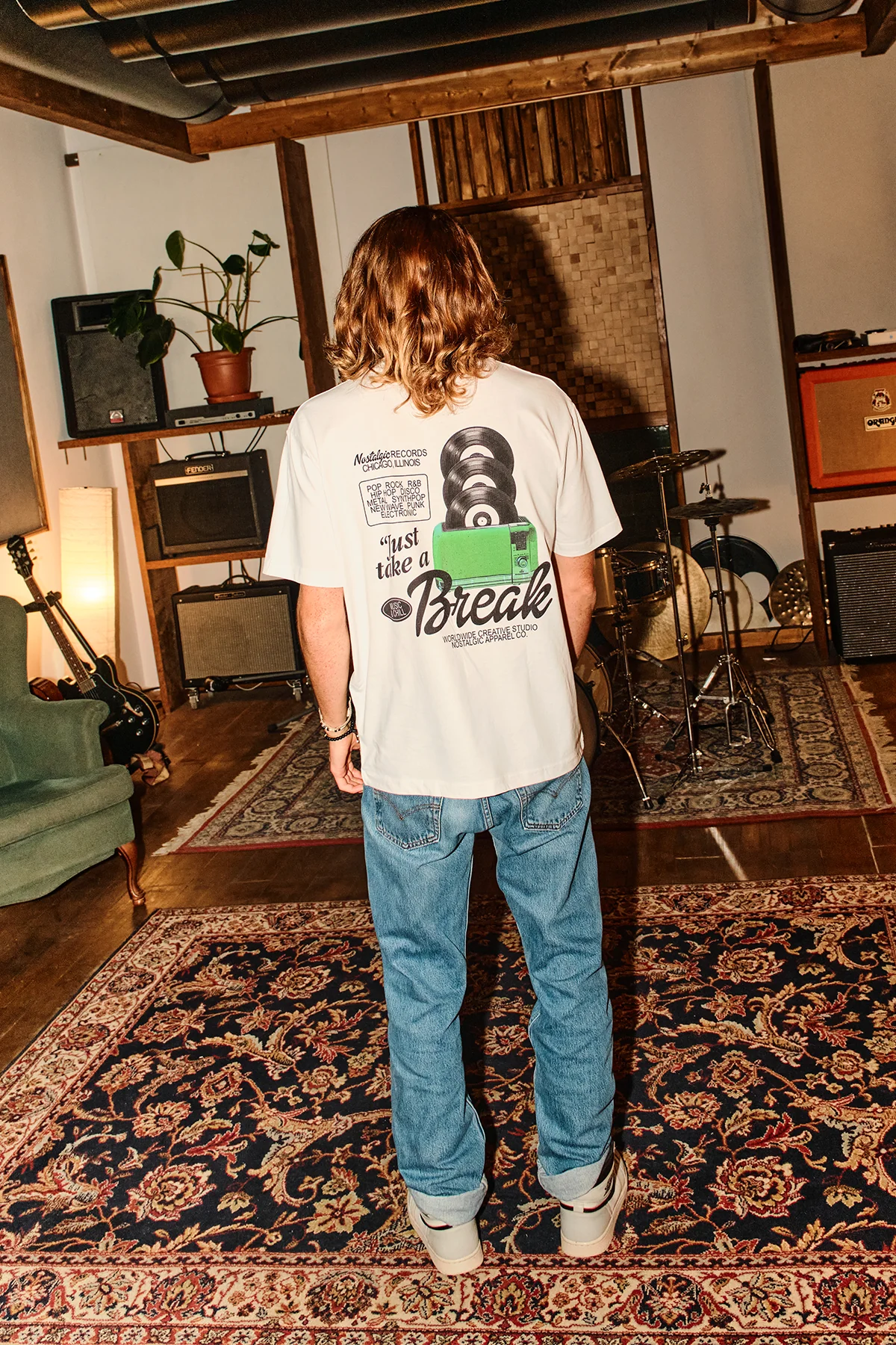 Take a Break | White Tee - Image 8