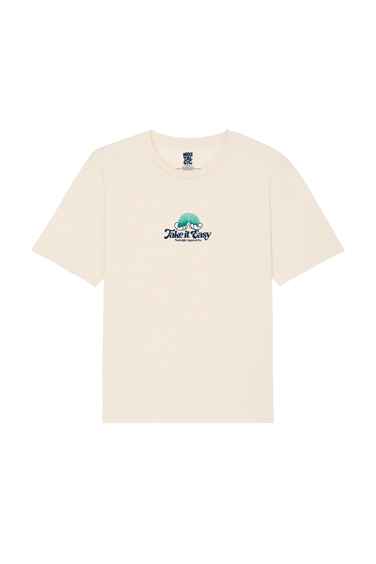 Take it Easy | Natural Tee - Image 5