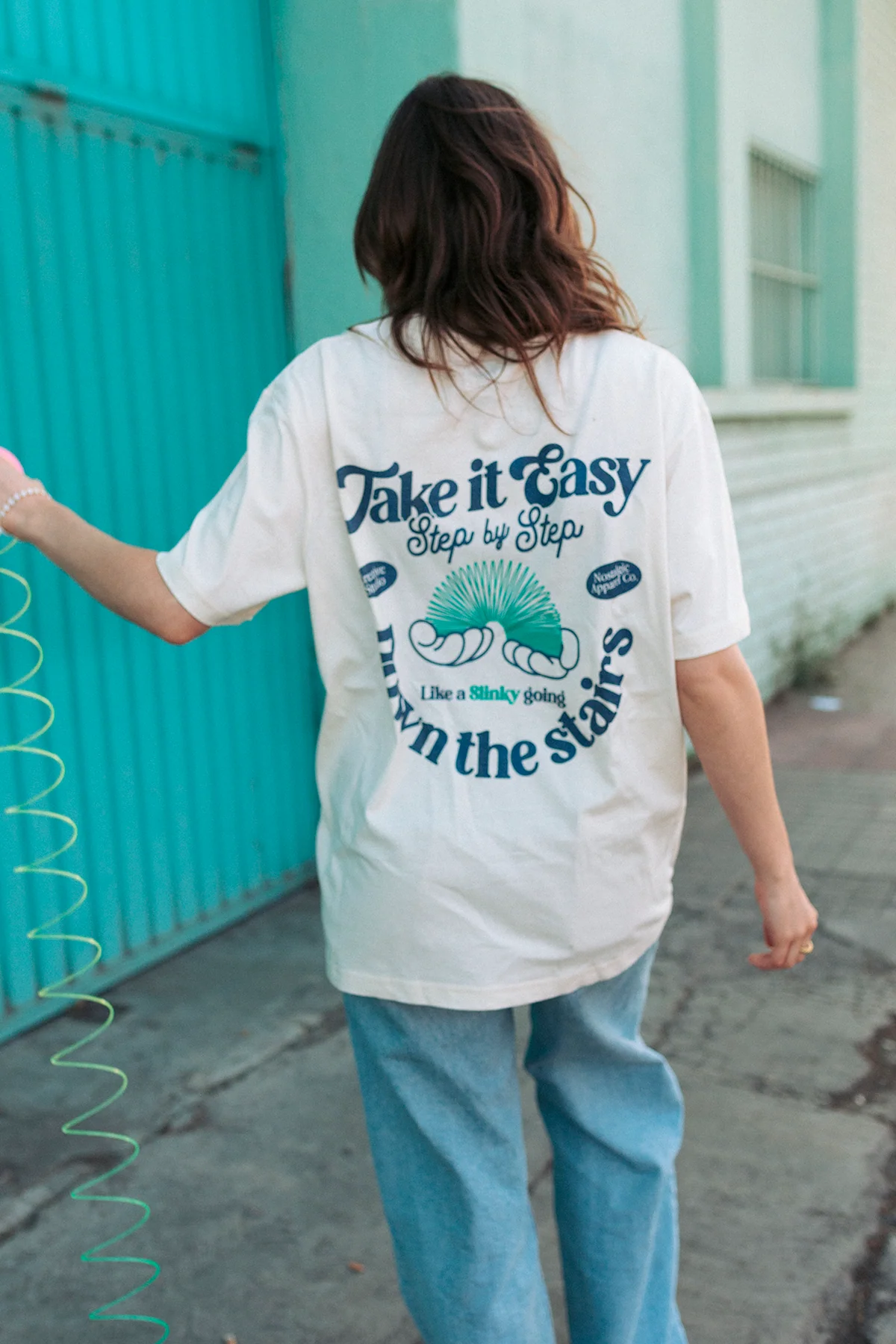 Take it Easy | Natural Tee - Image 7